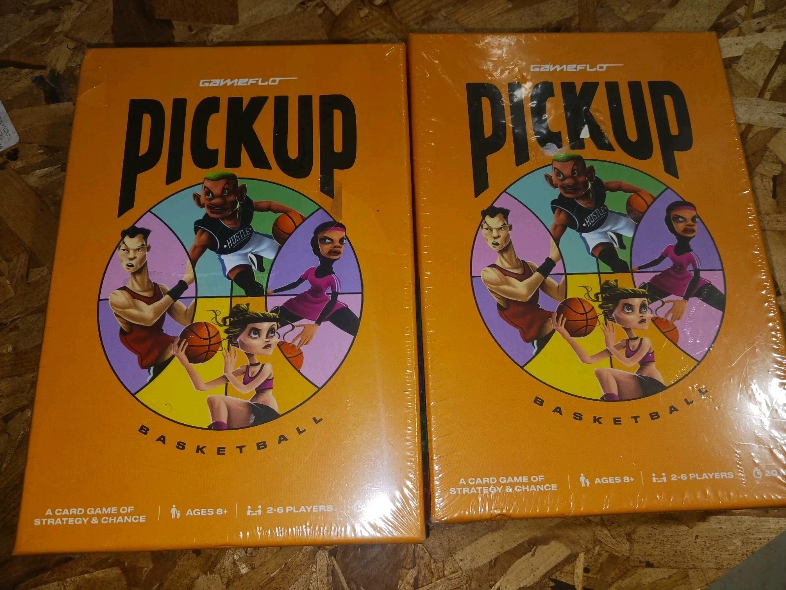 Basketball Card Game Of Strategy. Gameflo Pickup. NIP Sealed. Lot Of 2 New