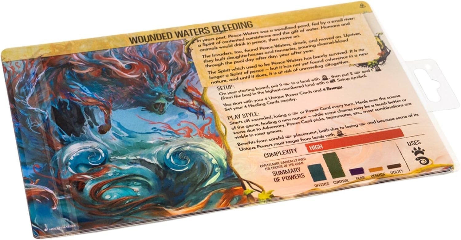 Spirit Island Nature Incarnate Foil Spirit Panels 8 Pack Board Game Accessory