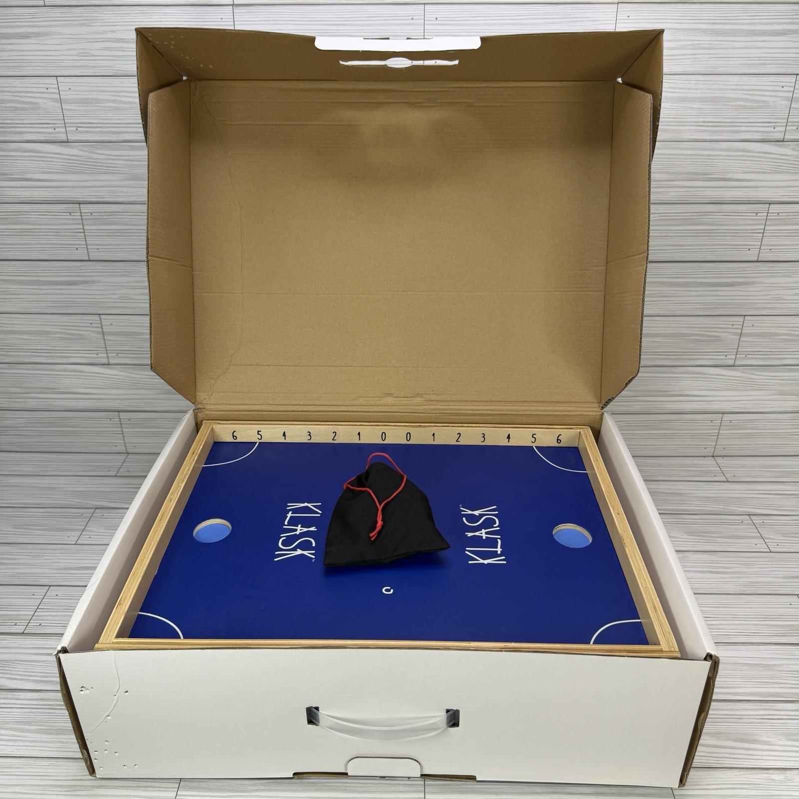 Klask Tabletop Board Game Complete Magnetic Foosball Hockey Battle Party Denmark