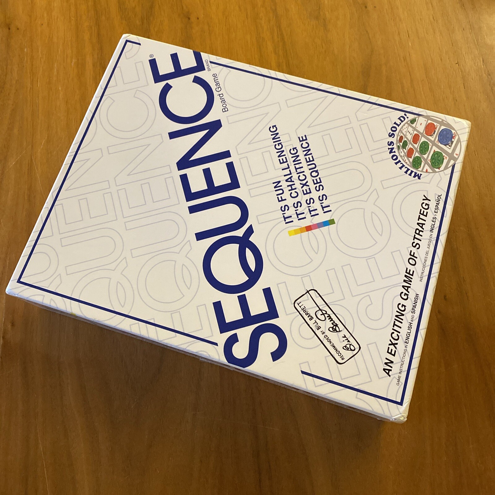 Jax 8002 Sequence Board Game A Game Of Strategy 2 To 12 Players Excellent Cond