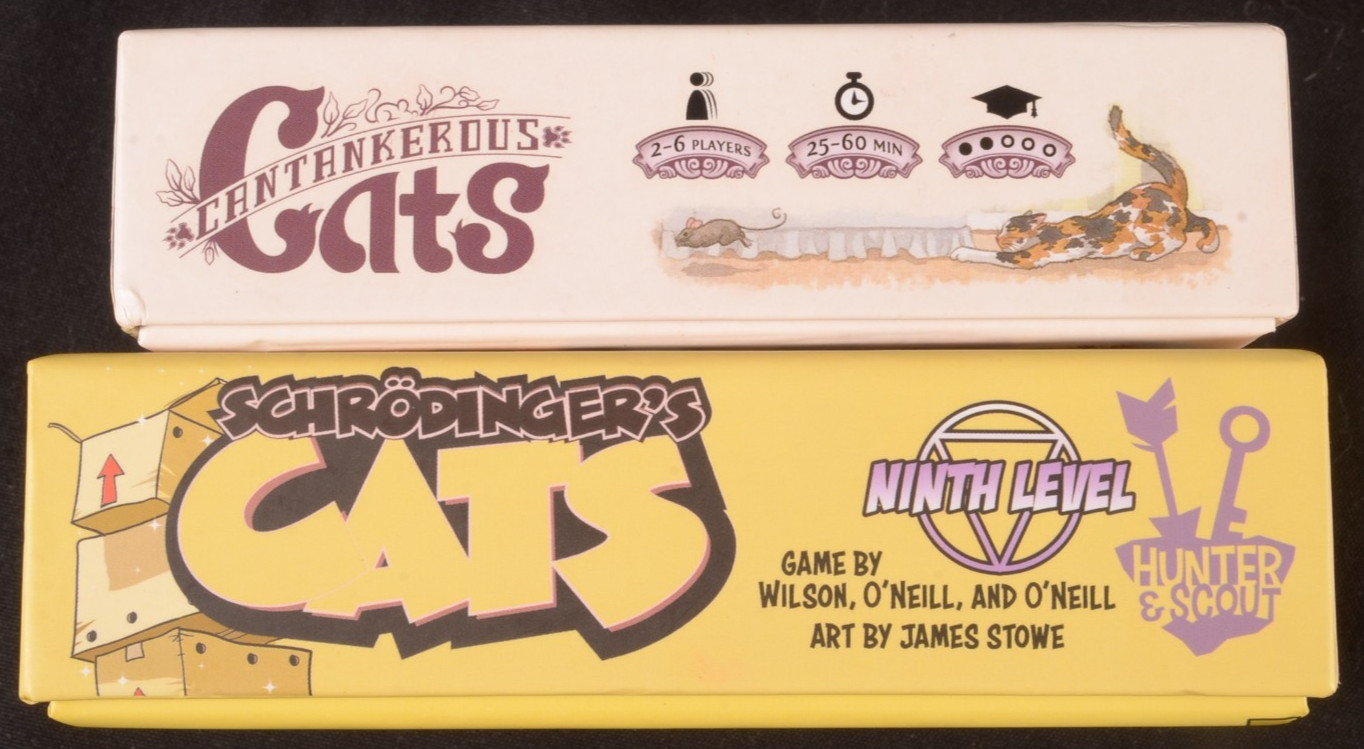 Card Games Schrodinger’s Cats Cantankerous Cats Strategy Ages 14+ 2-6