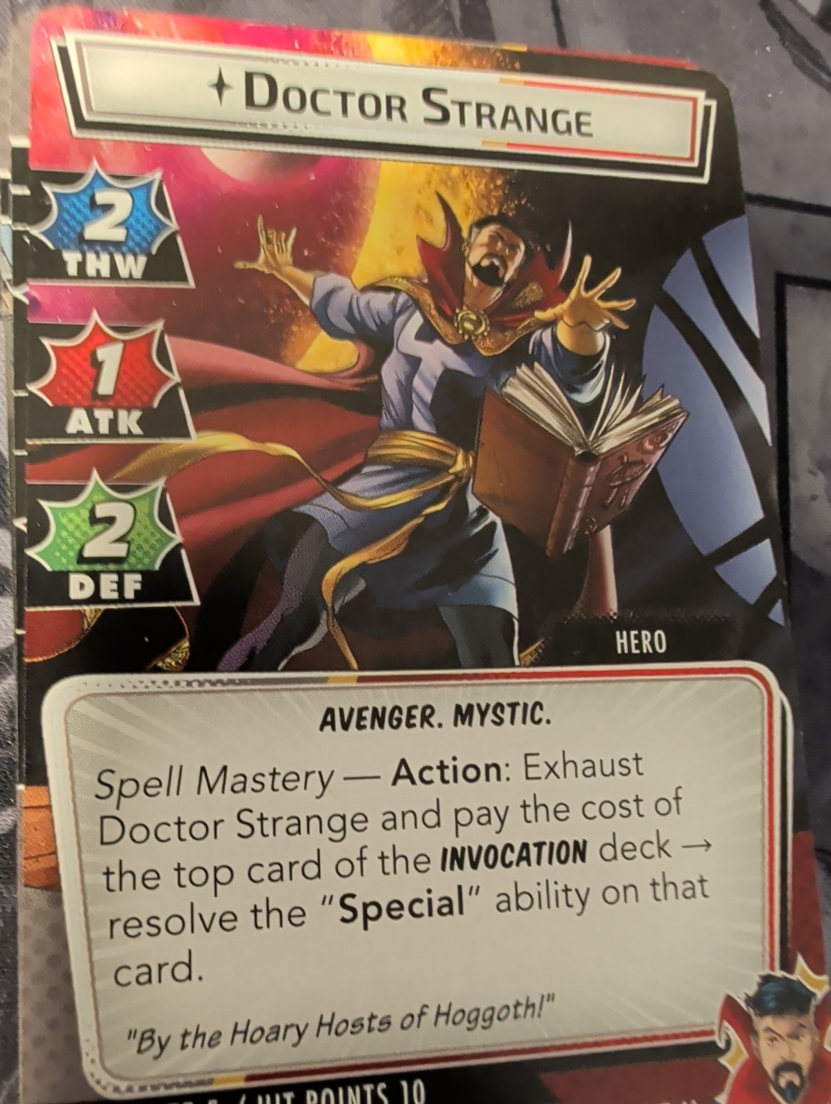 Marvel Champions LCG Doctor Strange Hero Cards ONLY