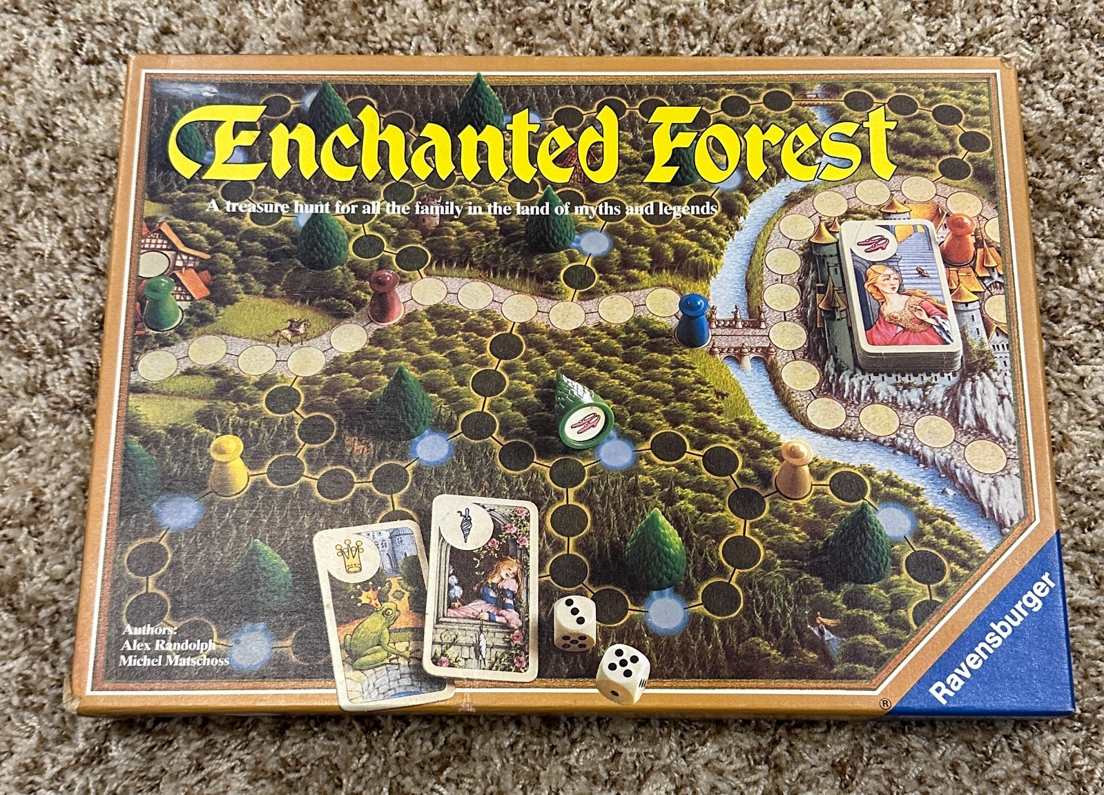 Vintage 1982 Enchanted Forest Board Game – Ravensburg Germany