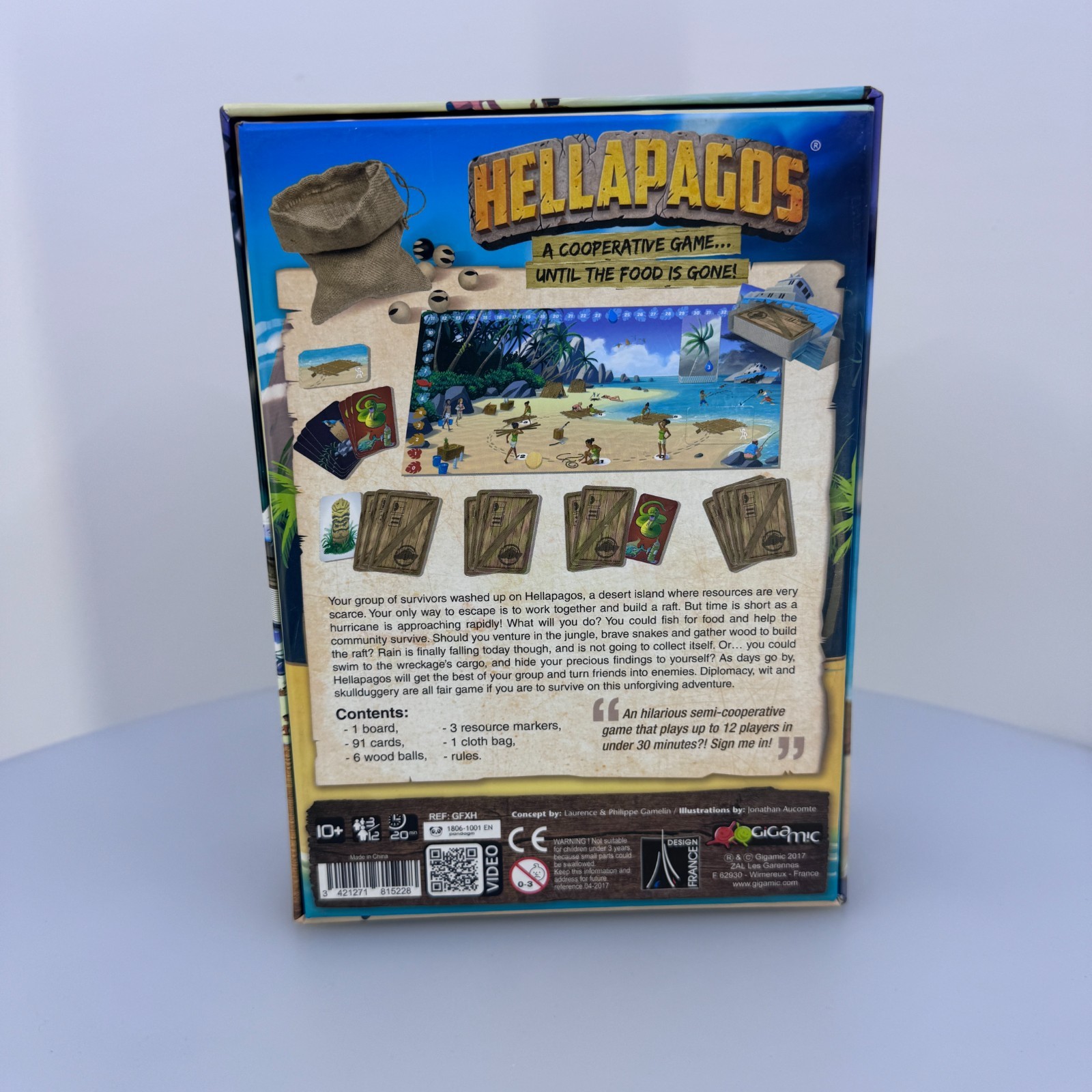 Hellapagos Board Game Gigamic 2017 Complete