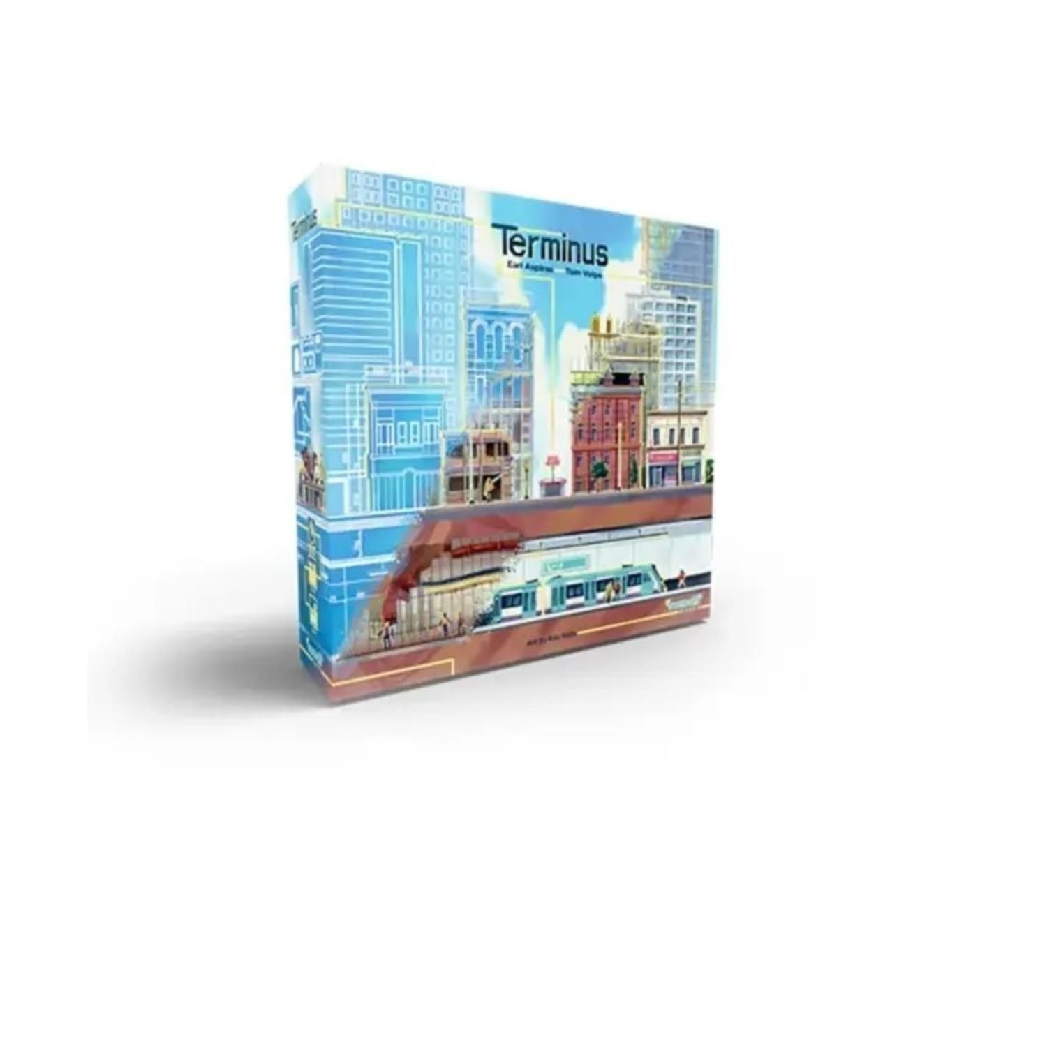 Inside Up Games: Terminus – City Subway Line Building Board Game, Resource Manag