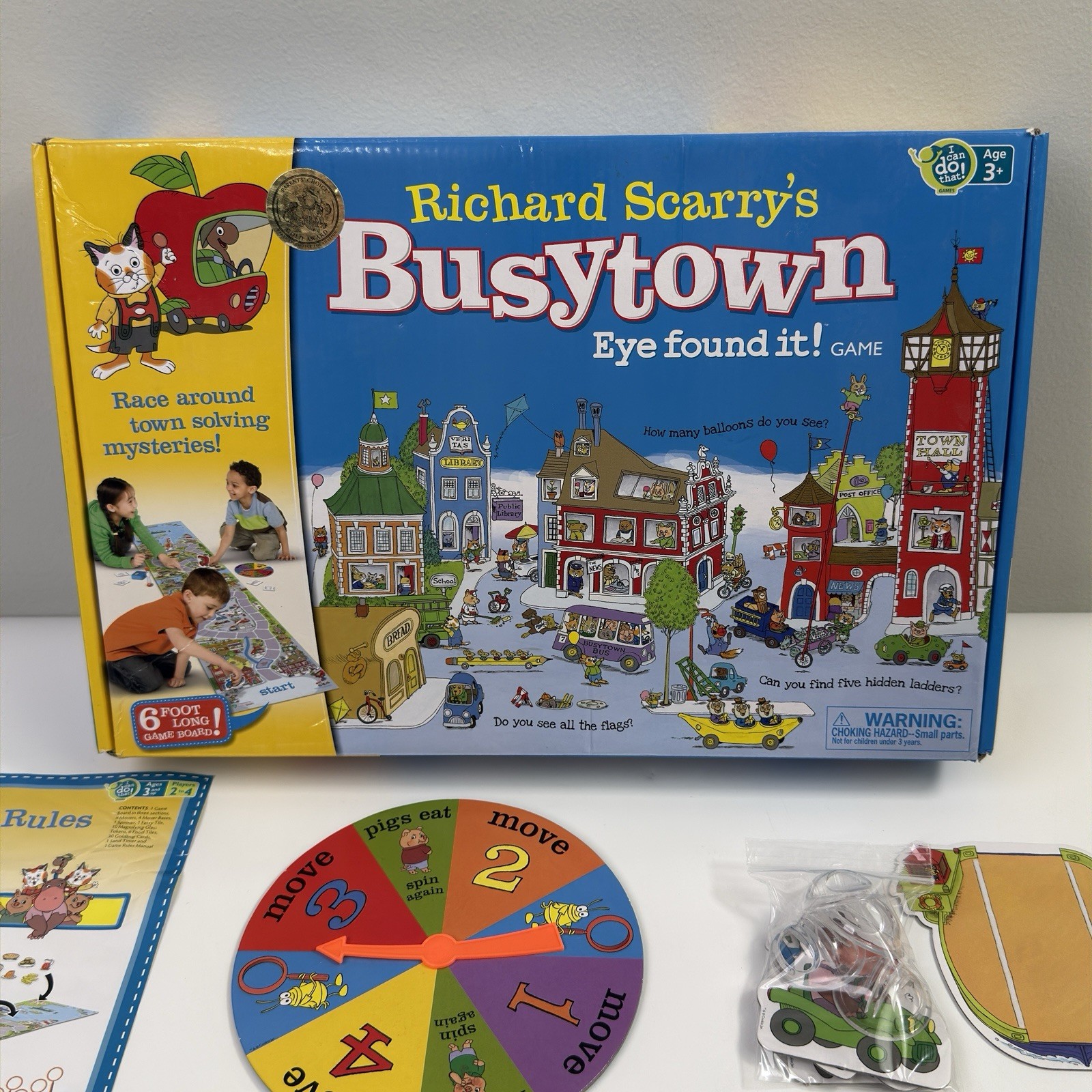 Richard Scarry’s Busytown Eye Found It Game 100% COMPLETE Wonder Forge 2012 Kids