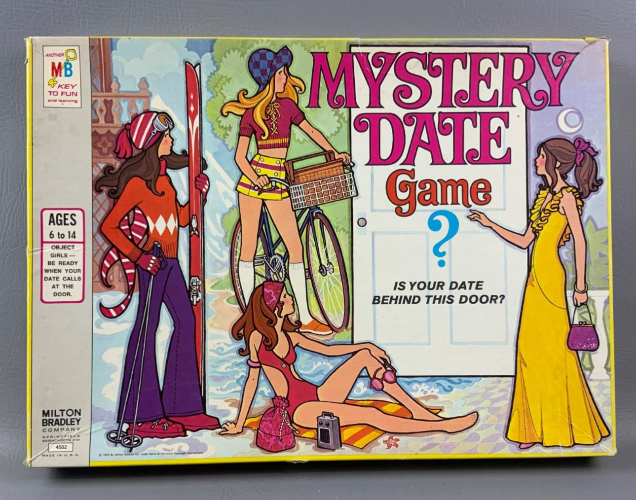 Vintage Milton Bradley “Mystery Date” Game – Item #4502 – Milton Bradley 1972
