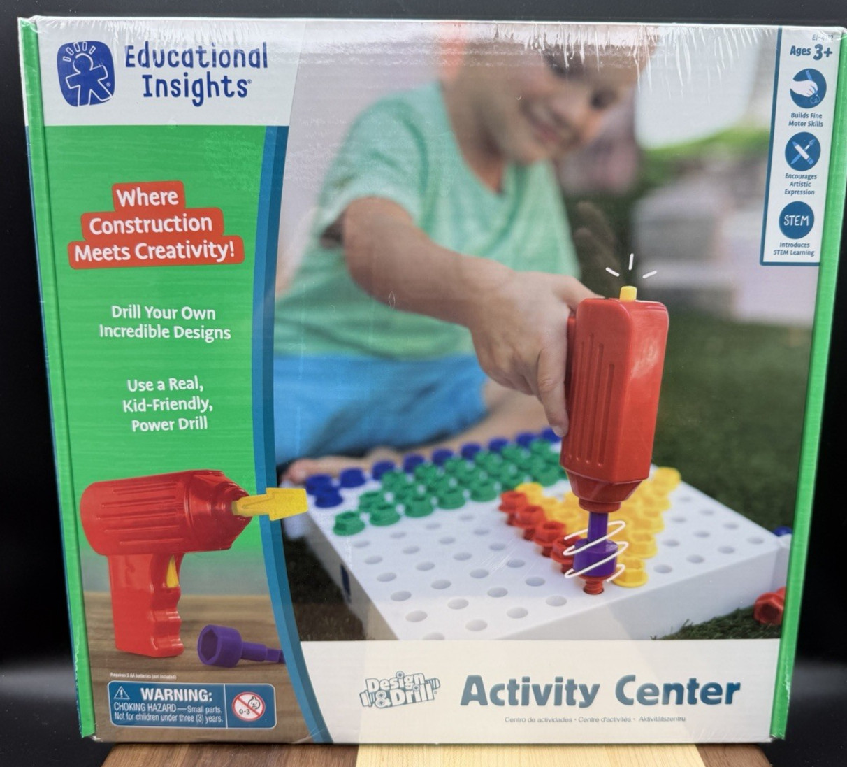 DESIGN & DRILL® Activity Center STEM Learning NEW in Box by Educational Insights