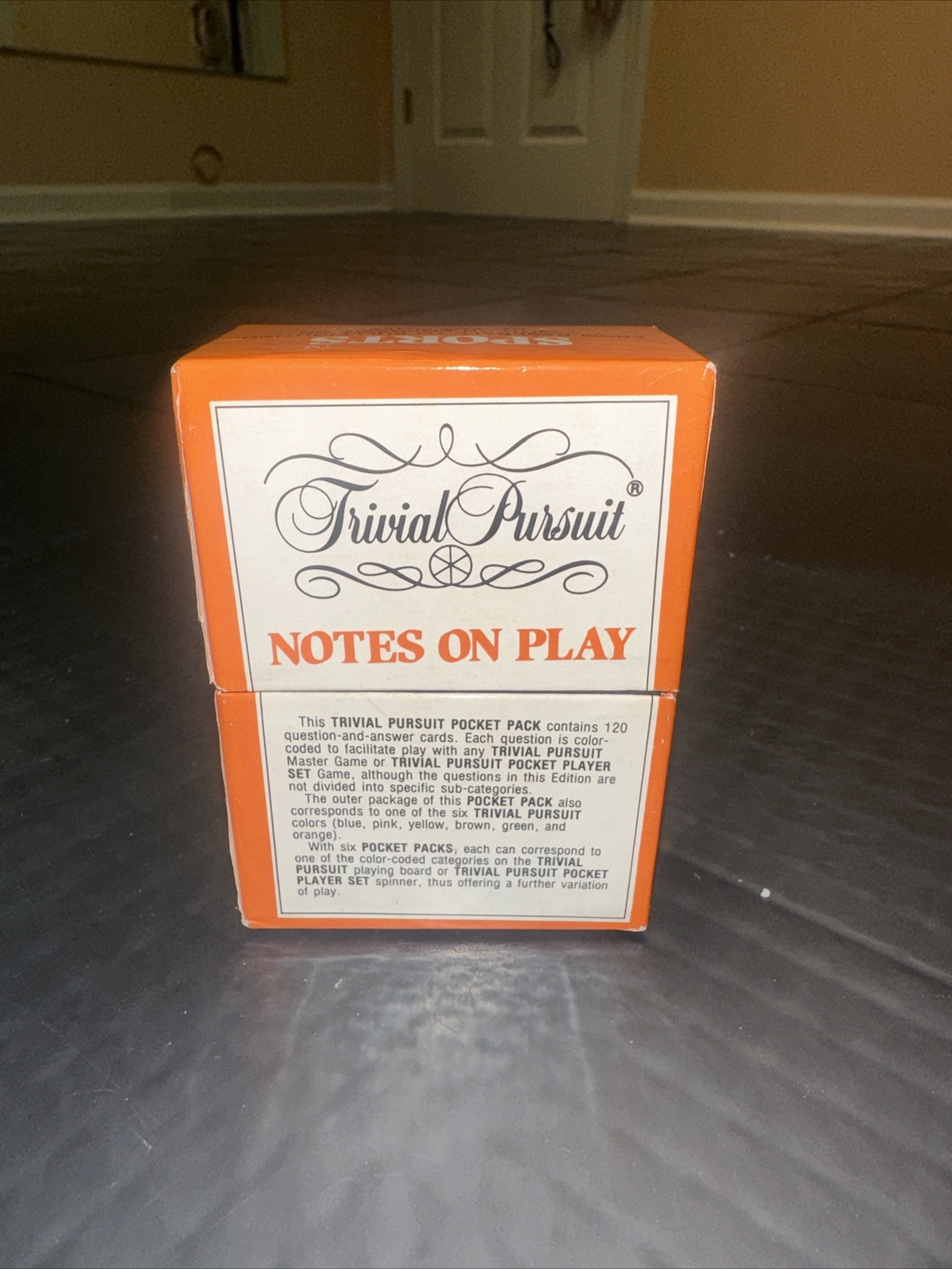 TRIVIAL PURSUIT SPORTS MINI PACK FOR TEENS AND ADULT 120 CARDS COMPLETE