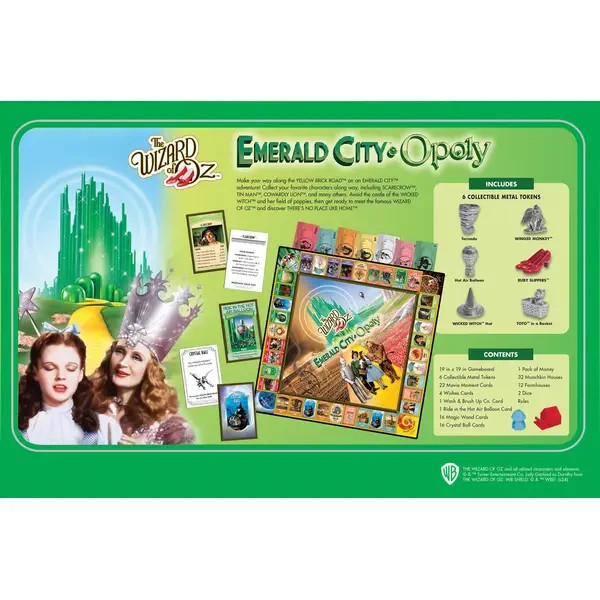 The Wizard of Oz Emerald City Opoly | Collector’s Edition Set