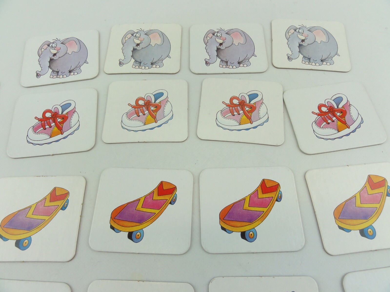 Original Memory Game 23 Picture Cards Replacement Only 2001 Milton Bradley