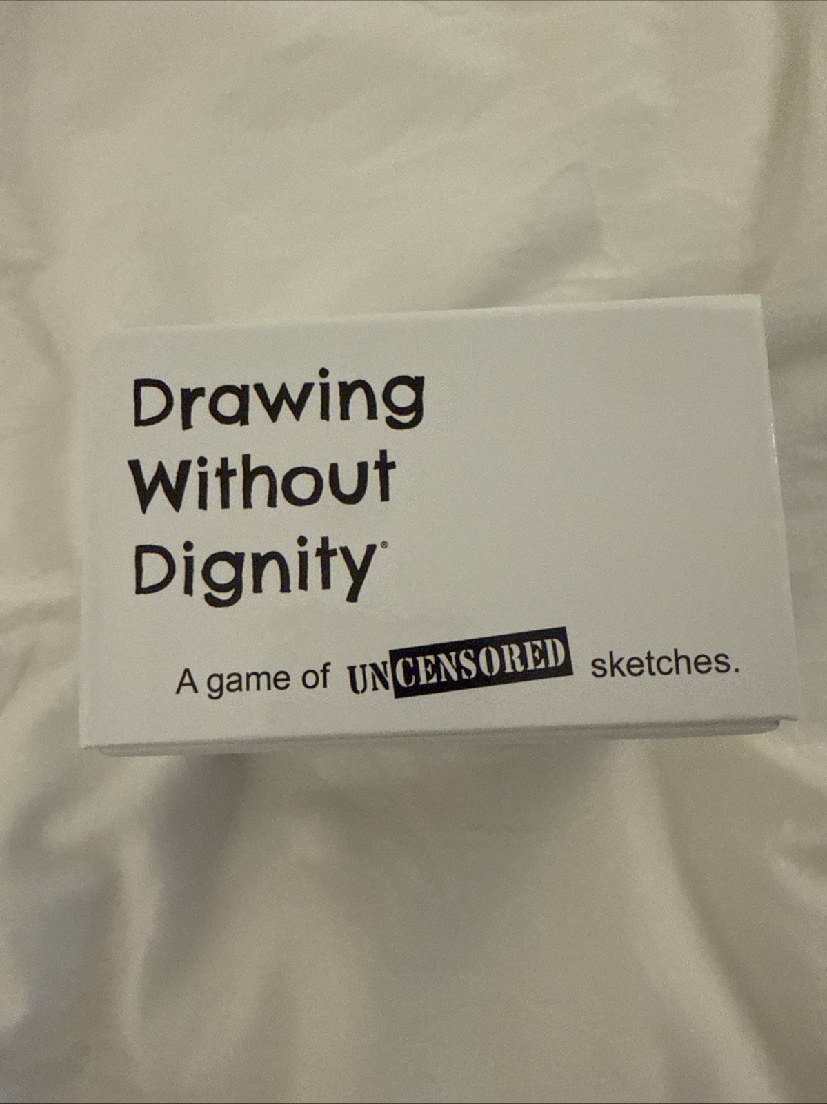 Drawing Without Dignity A Game of Uncensored Sketches Adult New Factory Sealed