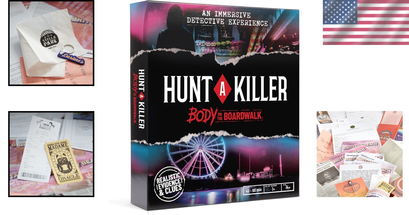 Interactive Amusement Park Killer Mystery Box