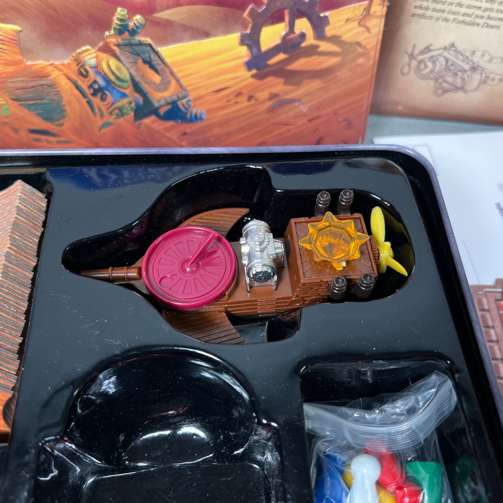 FORBIDDEN DESERT Cooperative Strategy Survival Game Gamewright COMPLETE NICE