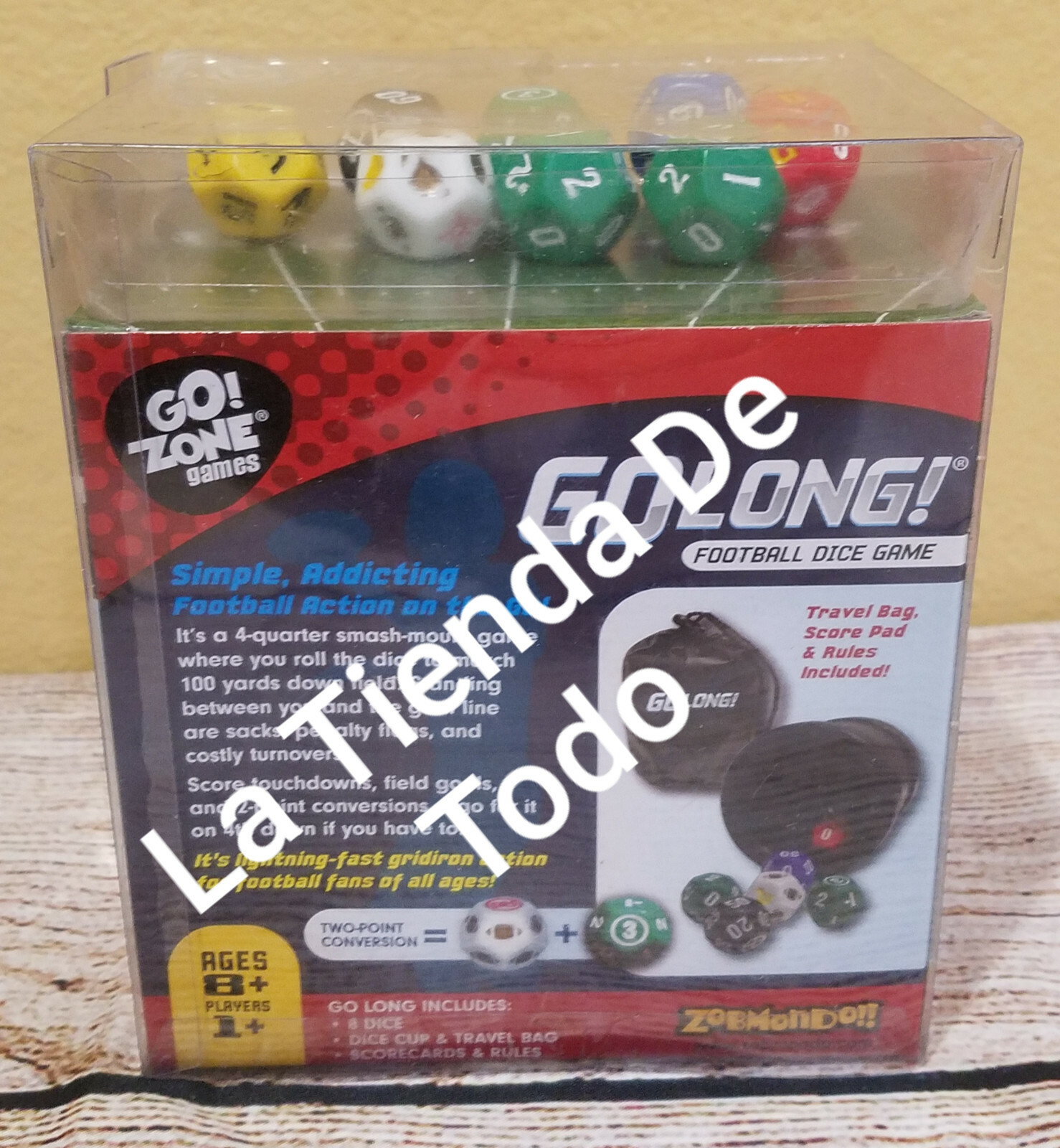 FOOTBALL DICE GAME. READ