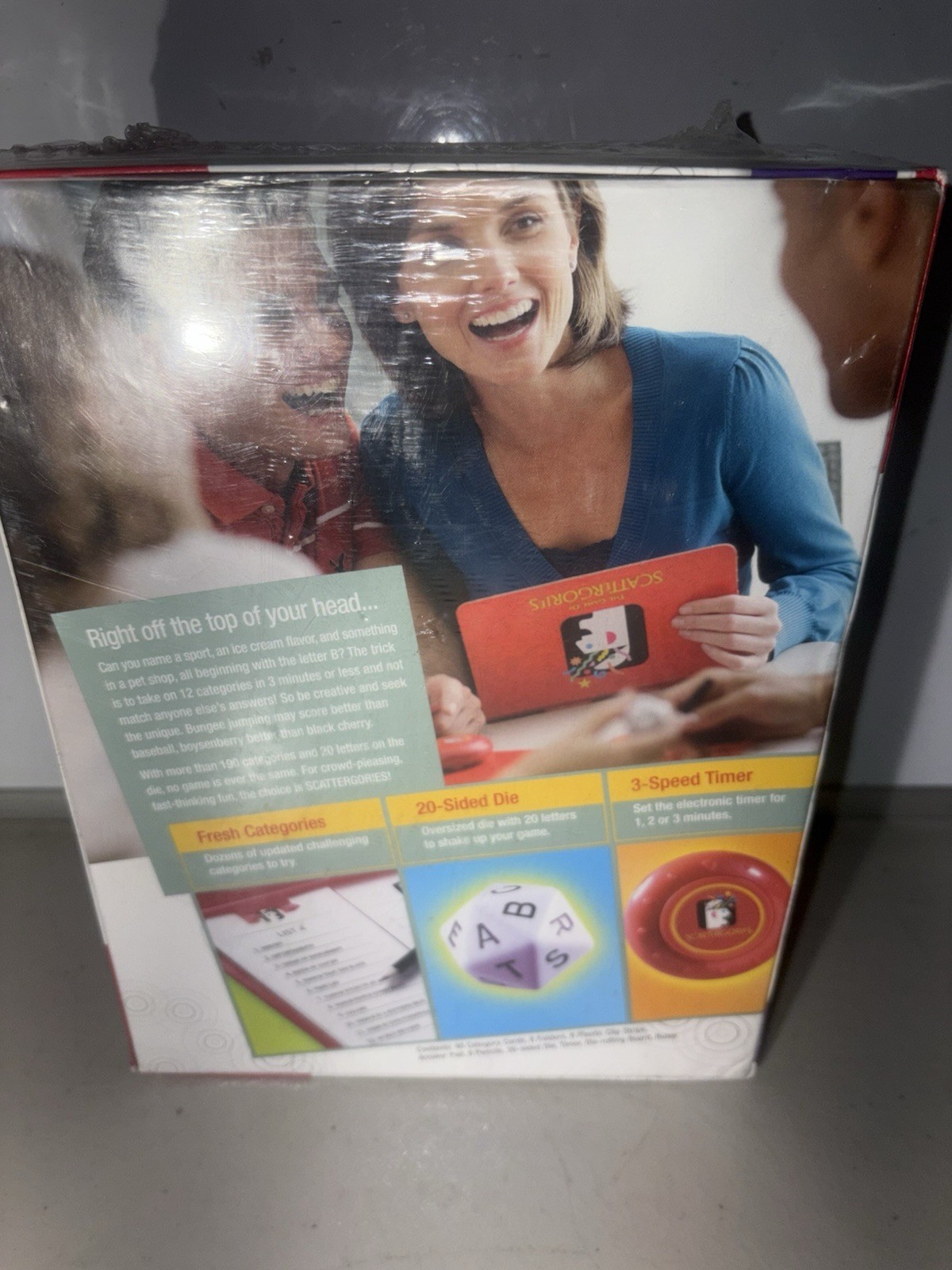 The Game of Scattergories 2009 Parker Brothers Brand New Sealed Complete Hasbro
