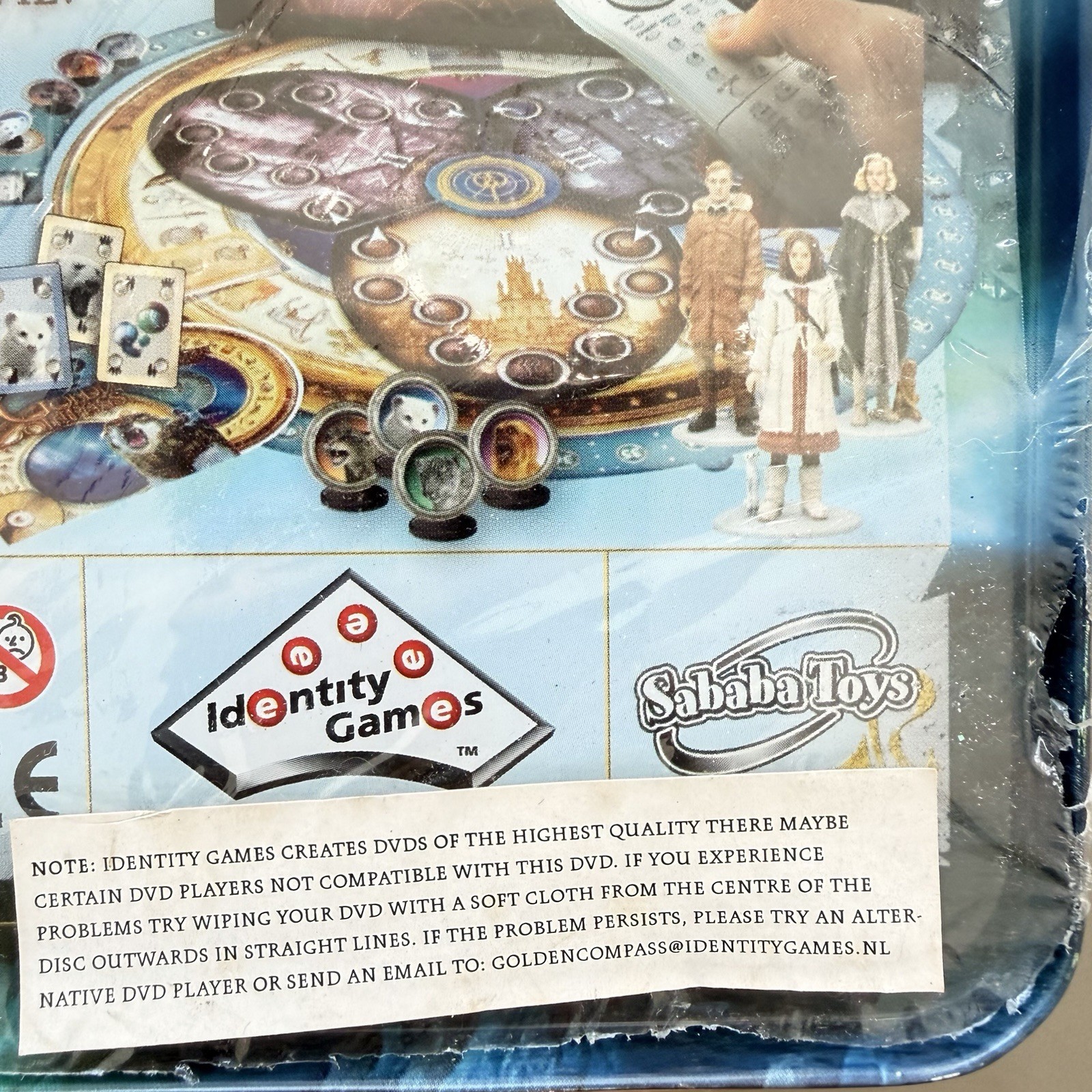Sababa Toys The Golden Compass DVD Fantasy Board Game Complete 2 Players 10+