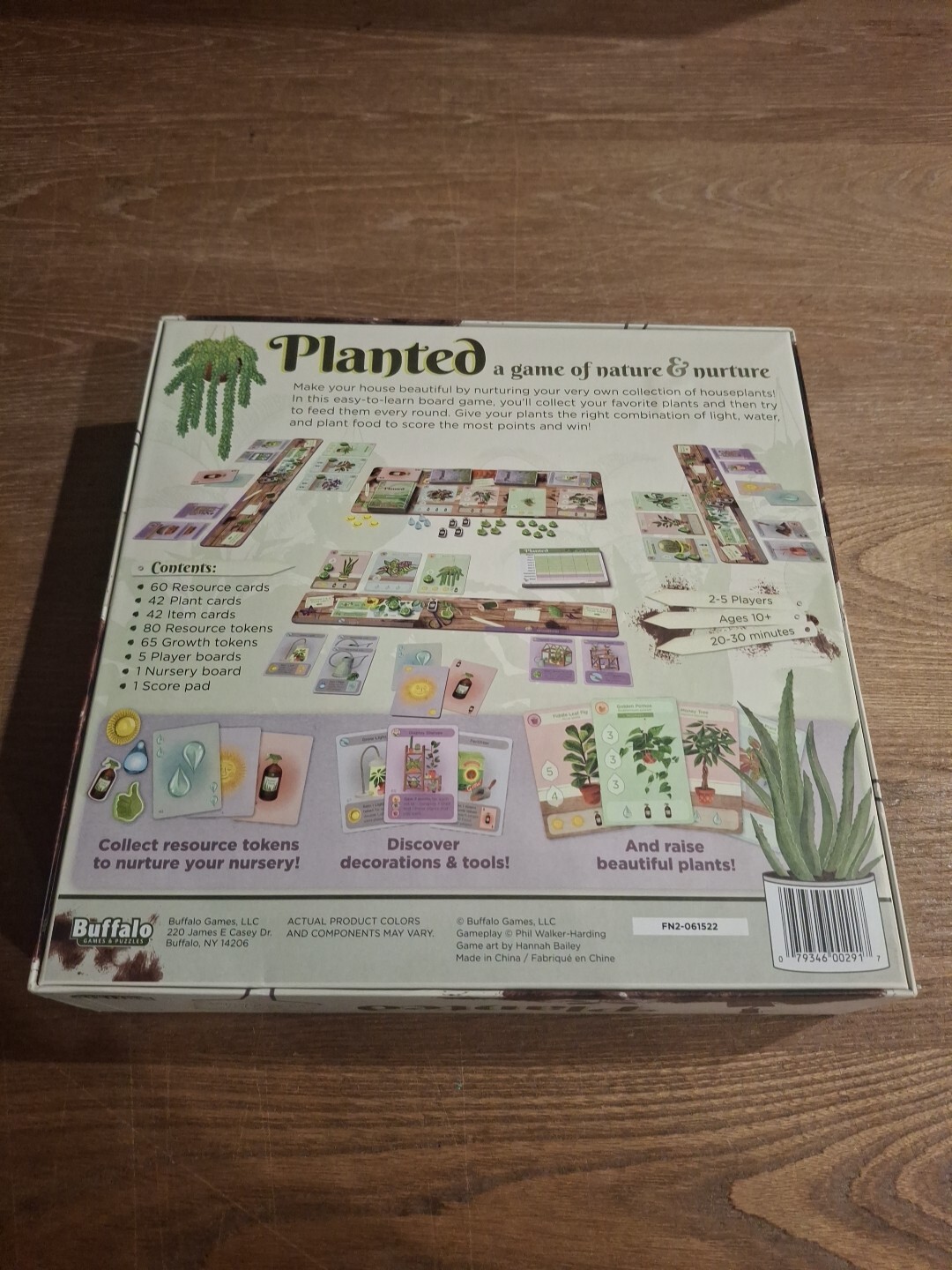 NEW! PLANTED By Buffalo Games Harding Board Game, Game of Nature & Nature