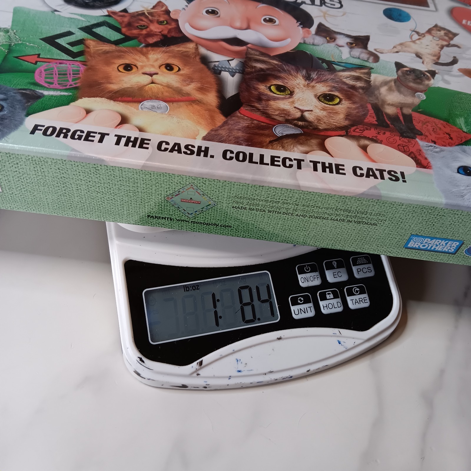 Monopoly Crazy for Cats Pet Edition Board Game Hasbro E9675 Ages 8+ New