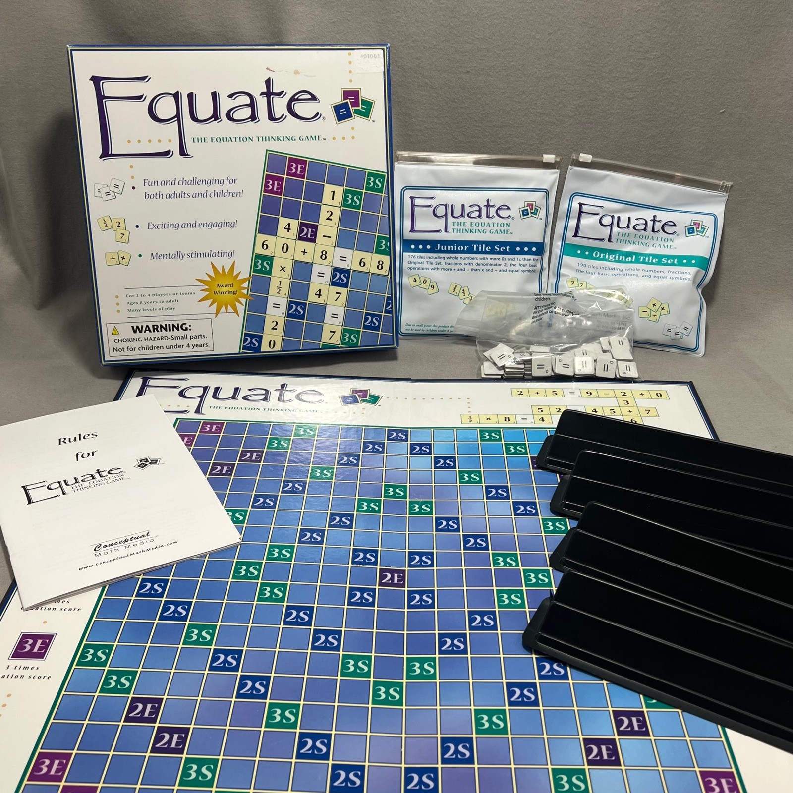 Equate The Equation Thinking Game Complete Math Board Game Conceptual Math Media
