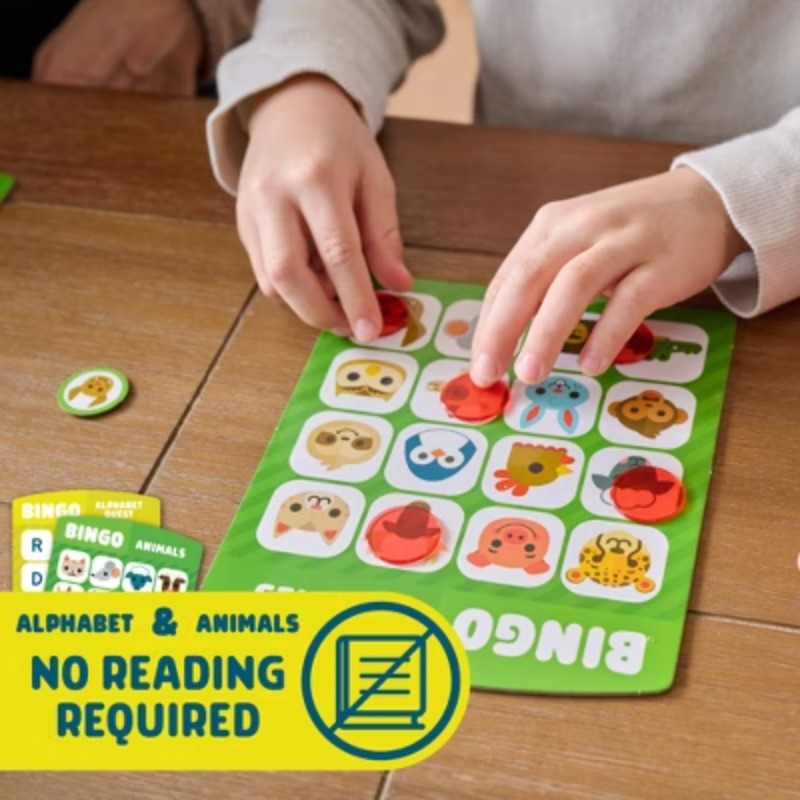 Family Bingo Game – Kids Board Game with Multiple Ways to Play Ages 3-6+