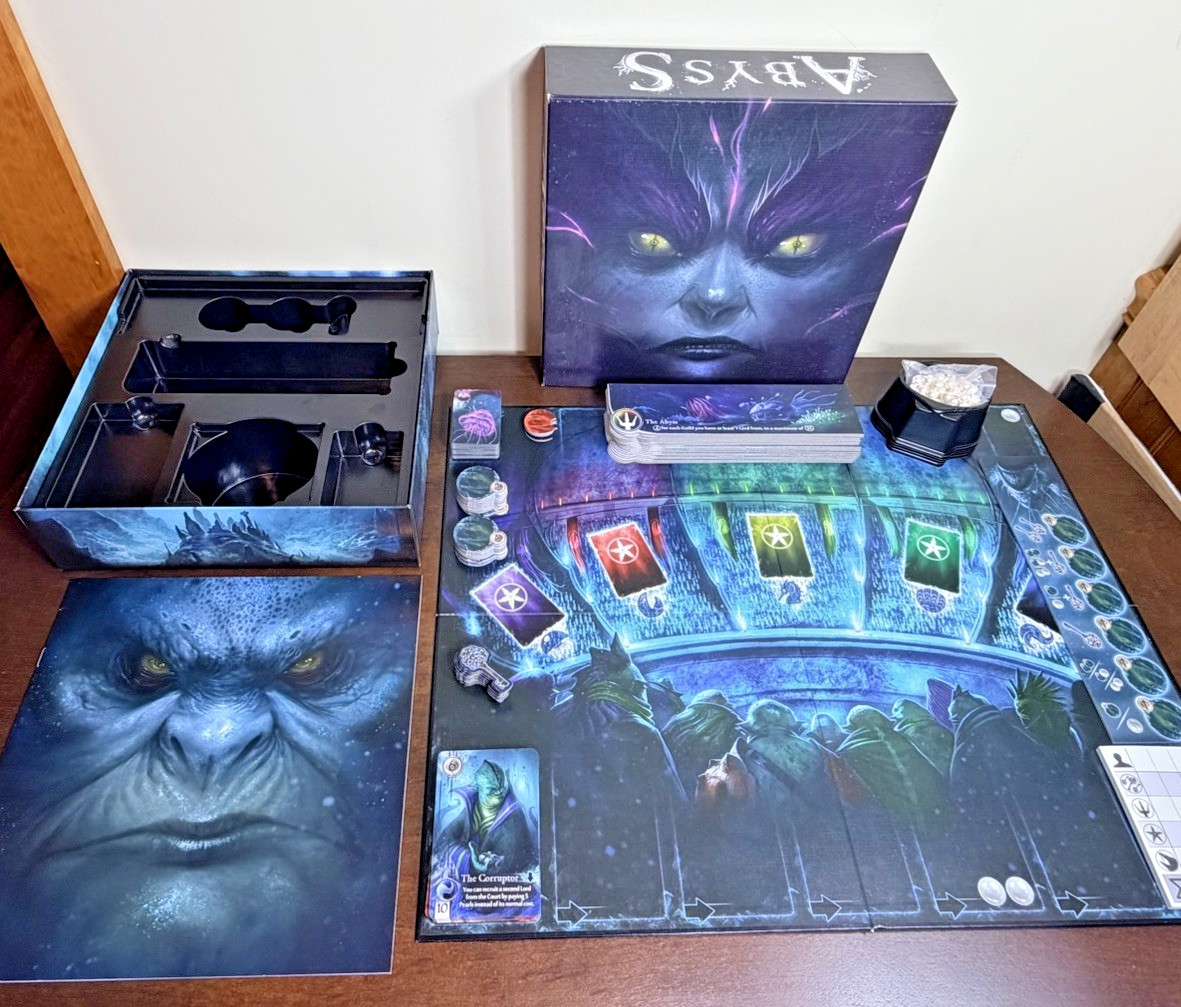 Abyss Bombyx Board Game (Purple Box) Excellent Condition