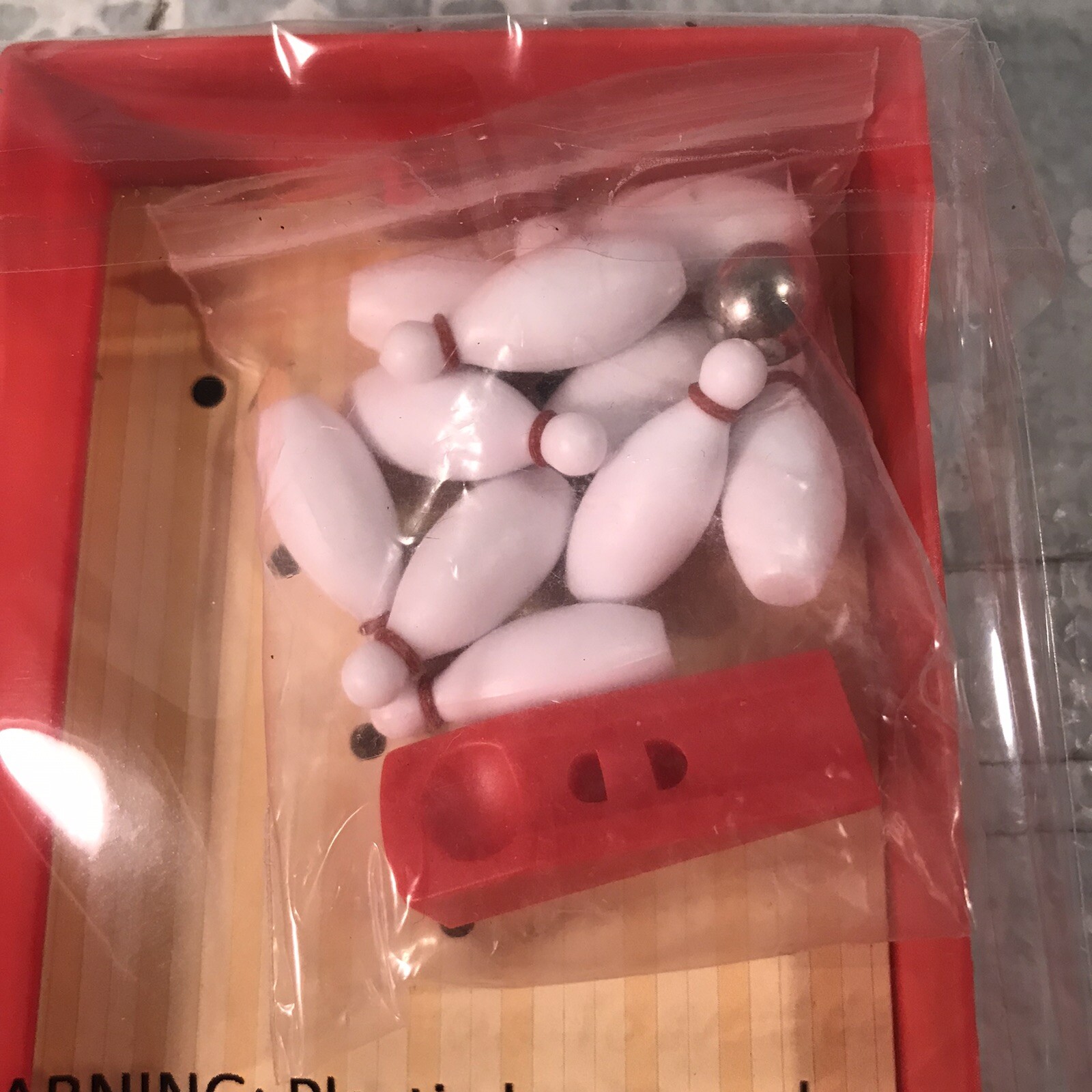 Greenbrier International Desktop Bowling Game Tabletop Plastic New In Box