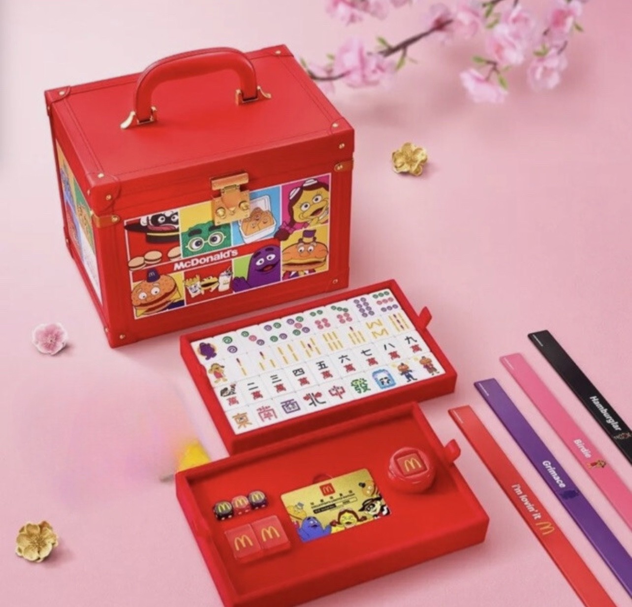 Original McDonalds Hong Kong 50th Anniversary Mahjong Set 2025 Limited Edition