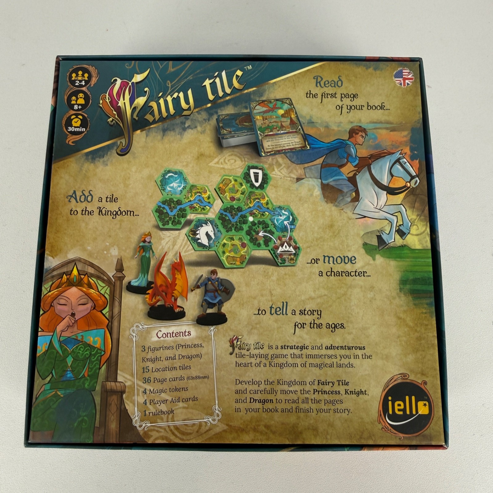 Fairy Tile Board Game Fantasy Strategy Storytelling 2-4 player ages 8+