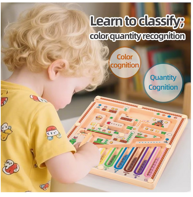 Ball Logic Colorful Maze Game