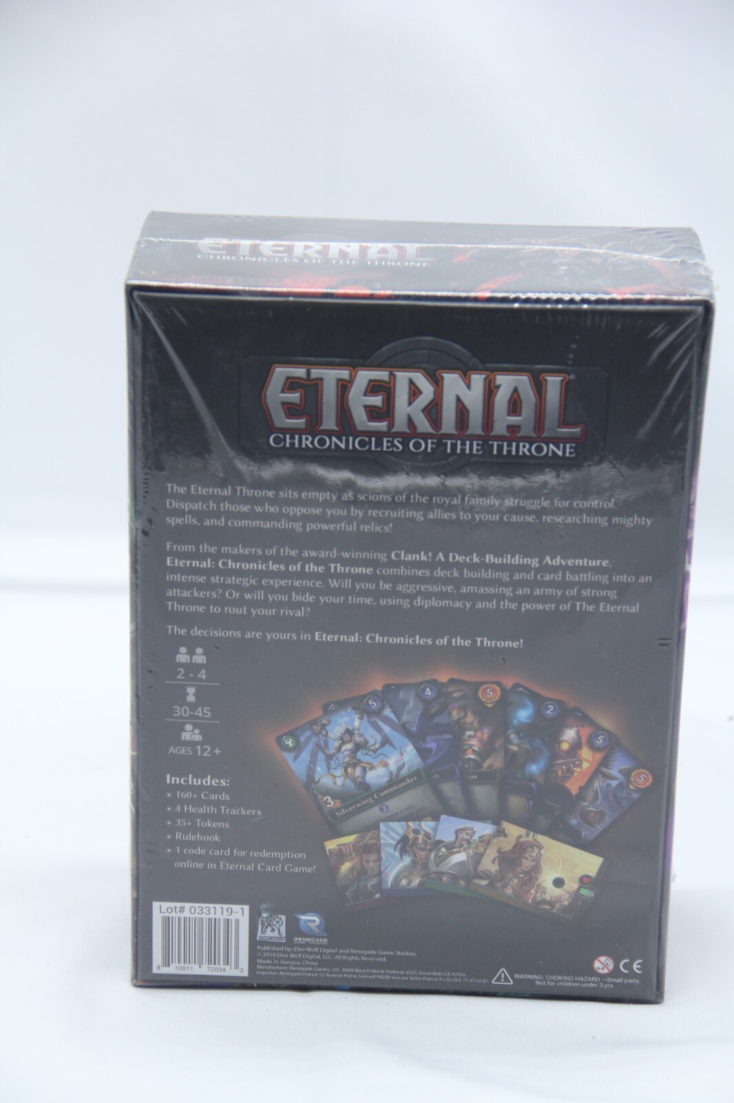 Eternal Chronicles of The Throne Direwolf Games Renegade Game Studios Deck Build