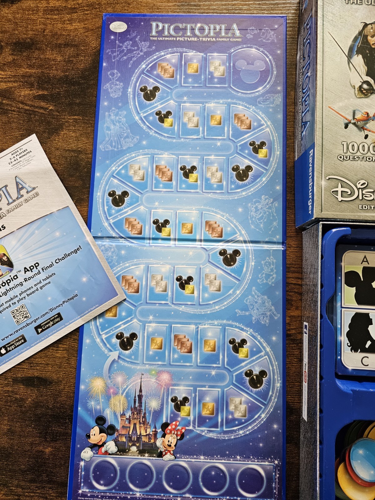 COMPLETE – Pictopia Disney Edition by Ravensburger (2017) – GREAT CONDITION GAME