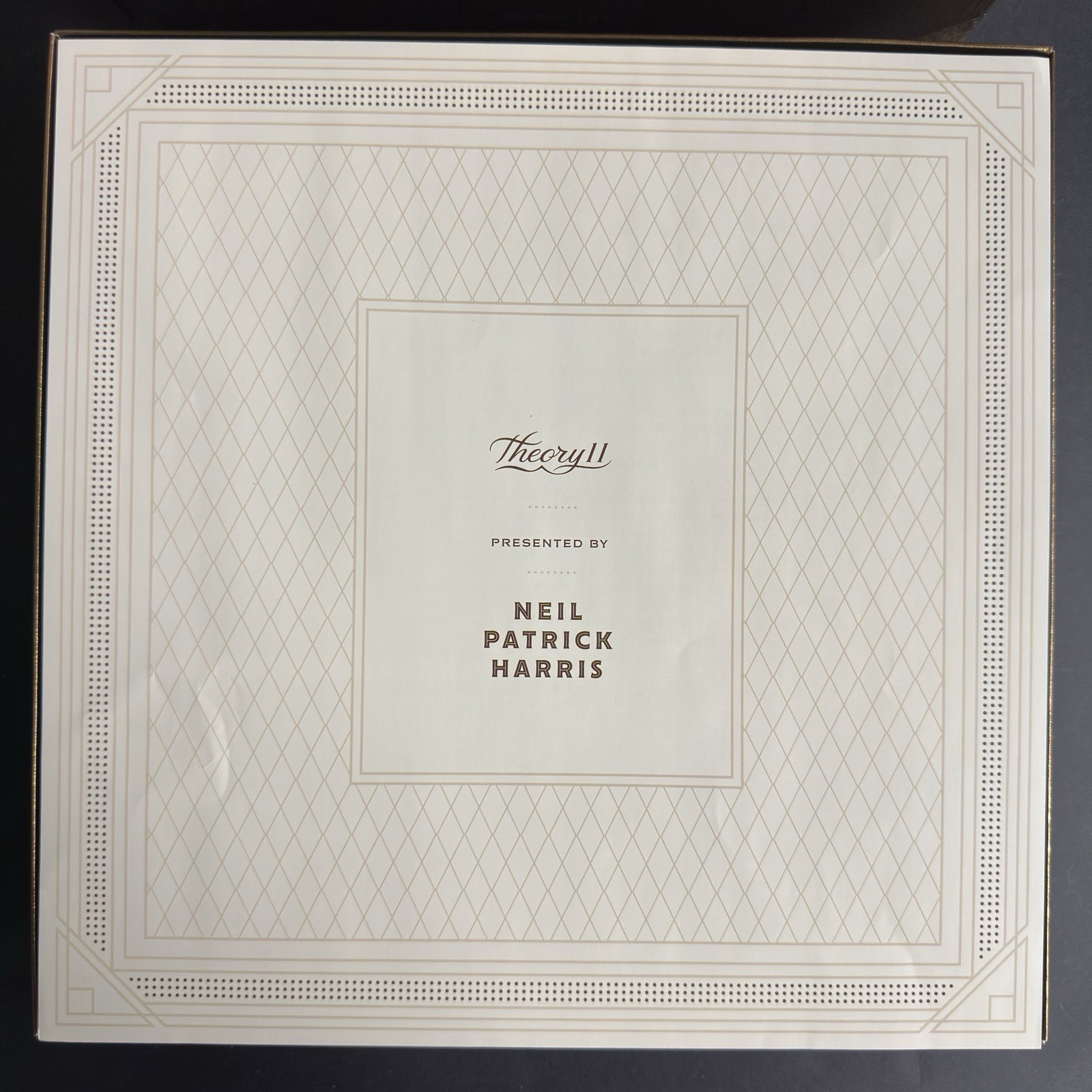 Theory 11 Box One Presented By Neil Patrick Harris. New. Open Box