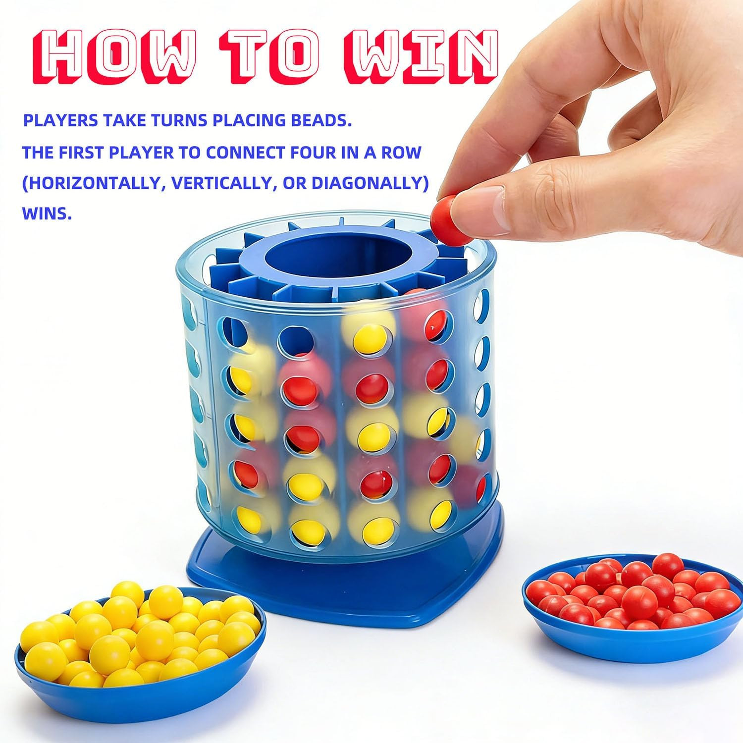 Circular 4 in a Row Game – 3D Strategy Board Game for Kids & Adults | Play