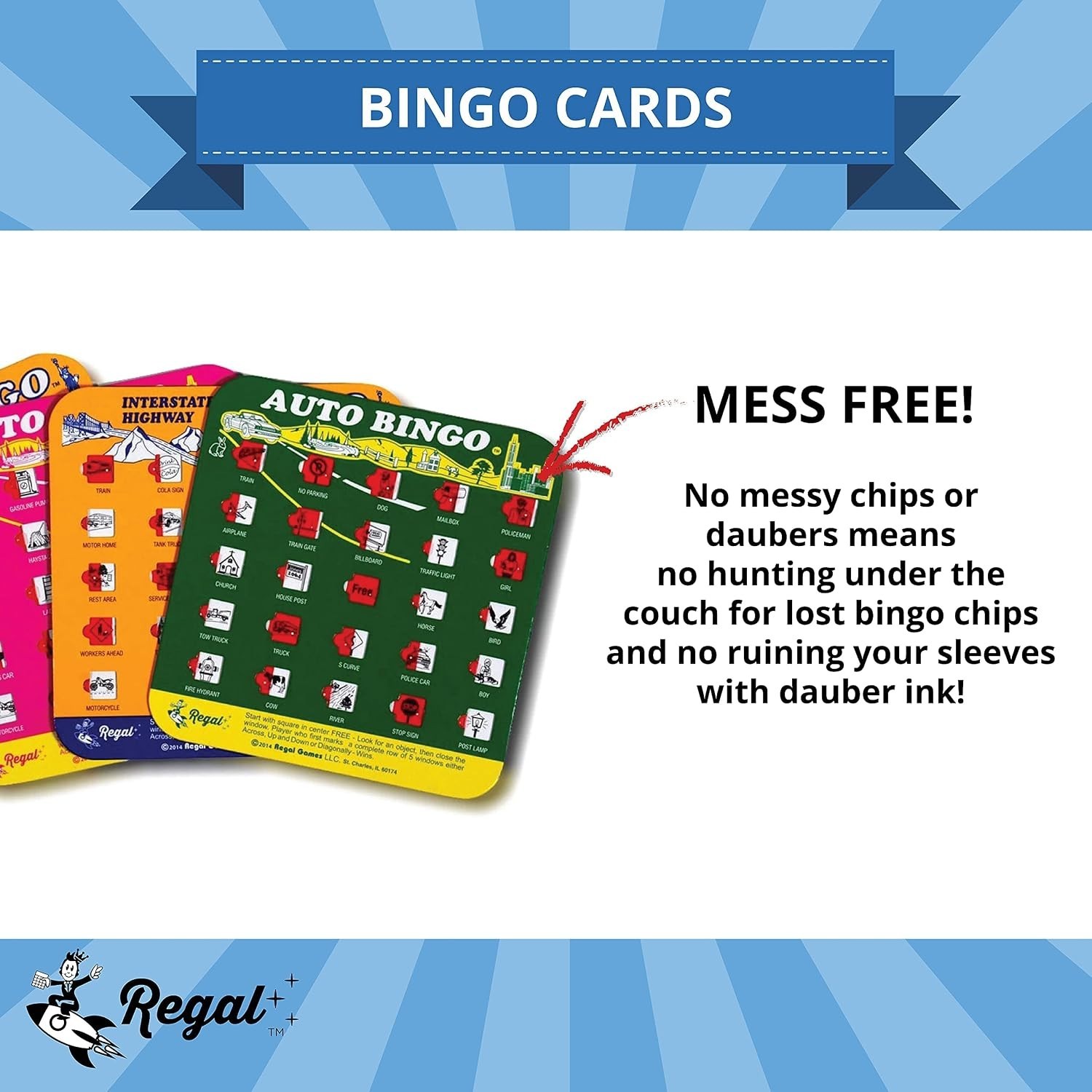 Interactive Reusable Bingo Game for Kids & Adults – Perfect for Road Trips