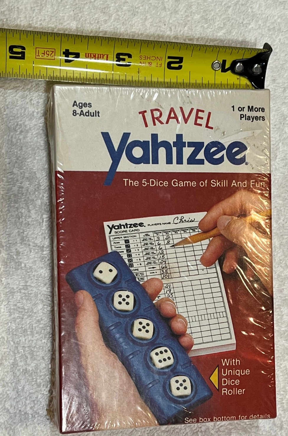 Vintage 1984 Edition Milton Bradley Yahtzee Travel Game New Sealed