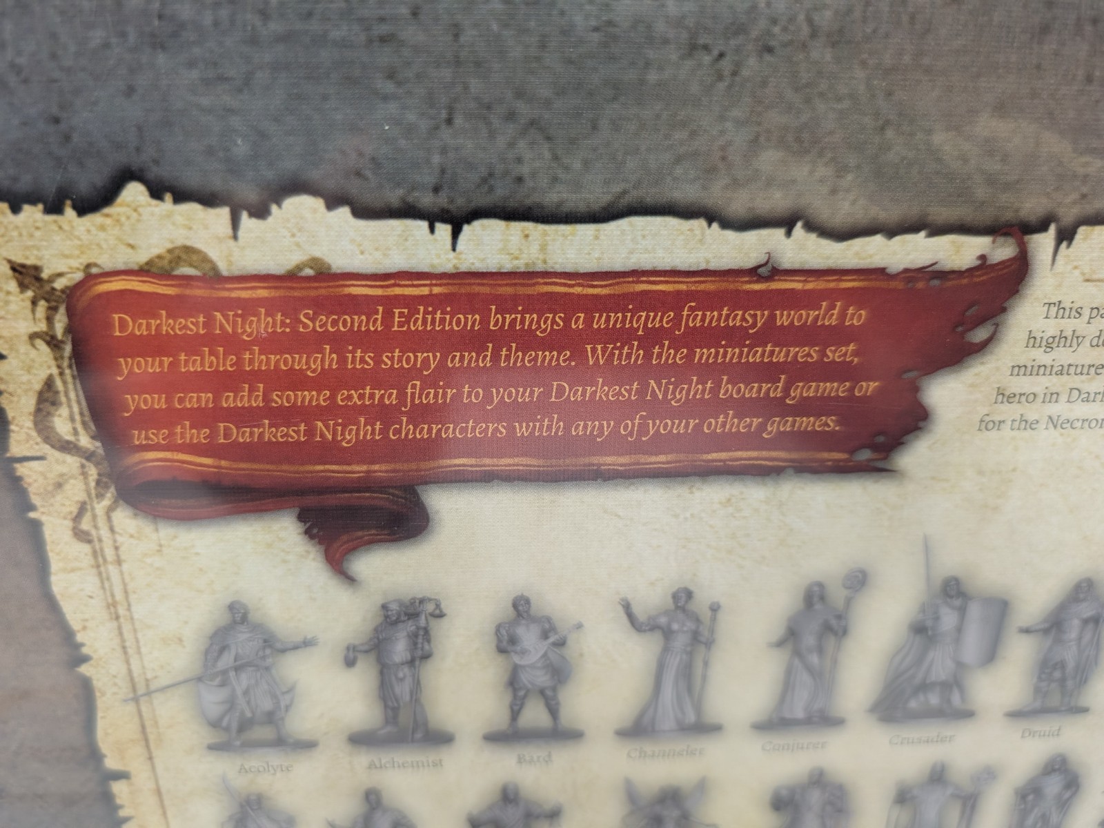Darkest Night Miniatures Set Second Edition NIS Board Game 30 Fantasy Miniatures