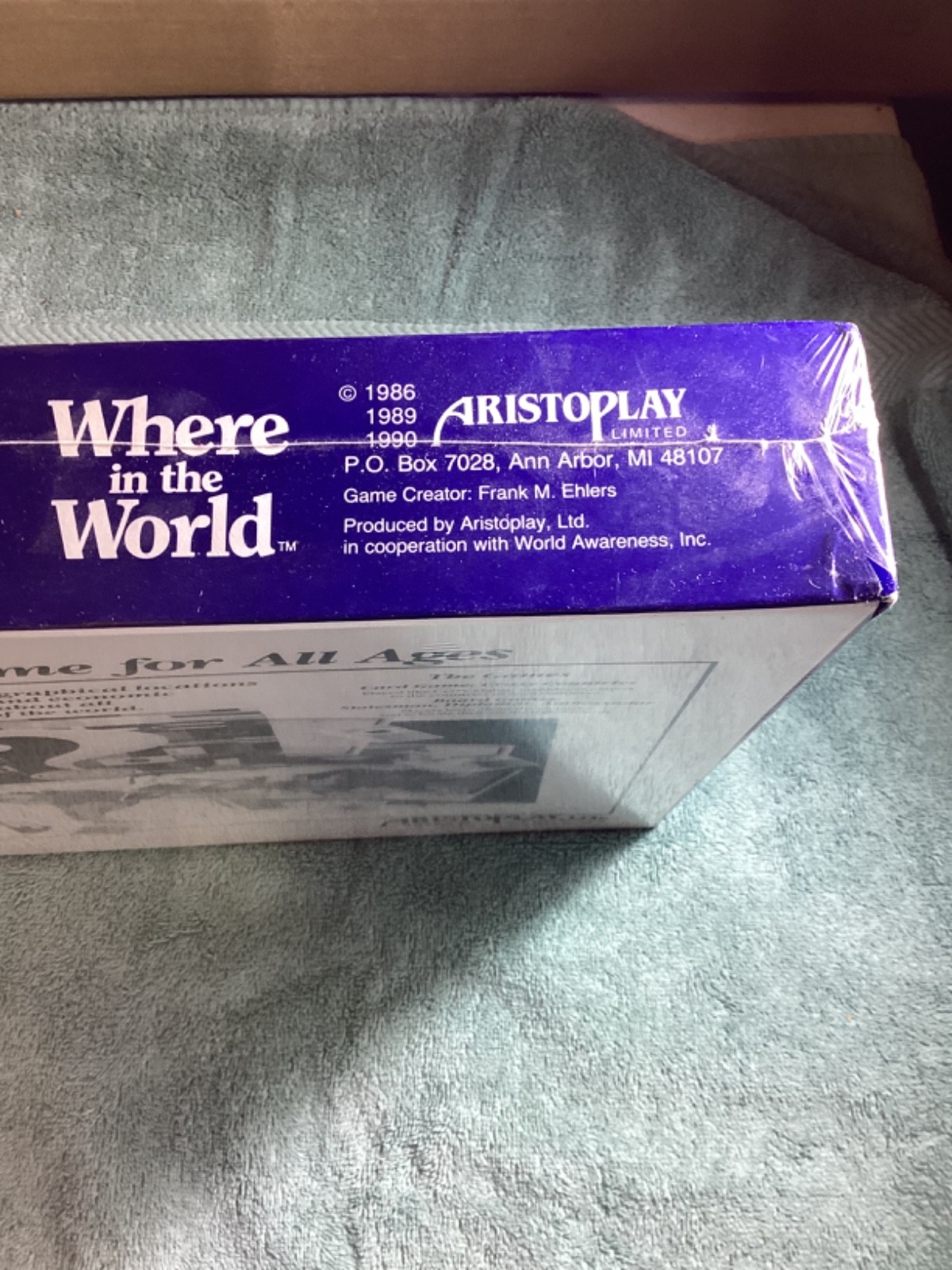 “Where In The World” a World Awareness Game Vintage1986 Ages 8 & Up NEW