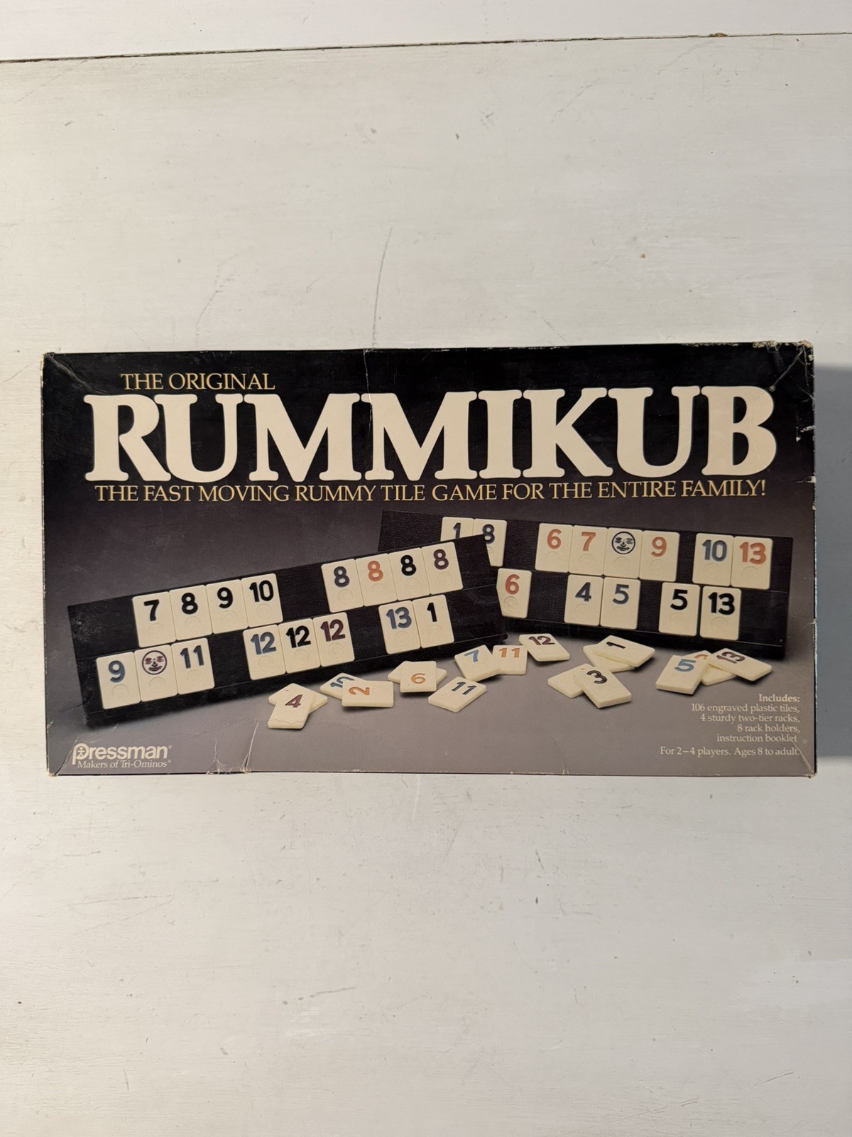 Vintage ~The Original Rummikub Rummy Tile Game ~by Pressman ~ 1980~ Complete