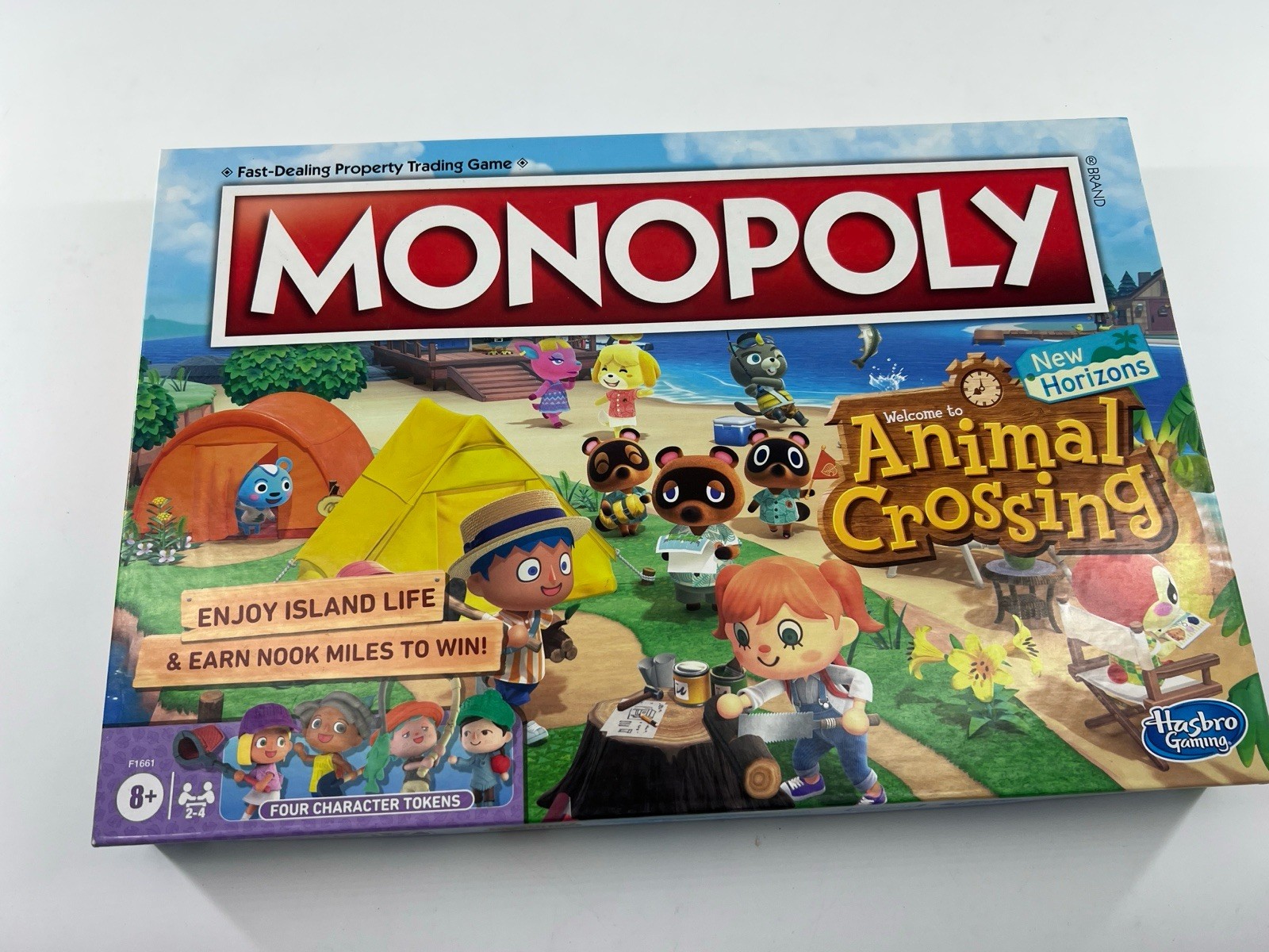 Monopoly Animal Crossing Age 8 up Island Life, Hasbro Games Family Night New