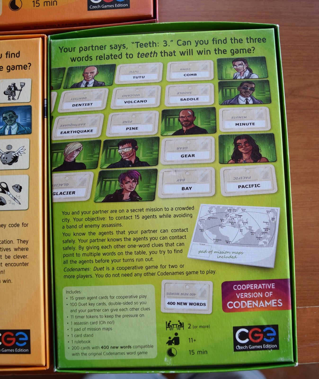 CODENAMES GAME LOT: CODENAMES, DUET, PICTURES – PLEASE READ DESCRIPTION SEE PICS