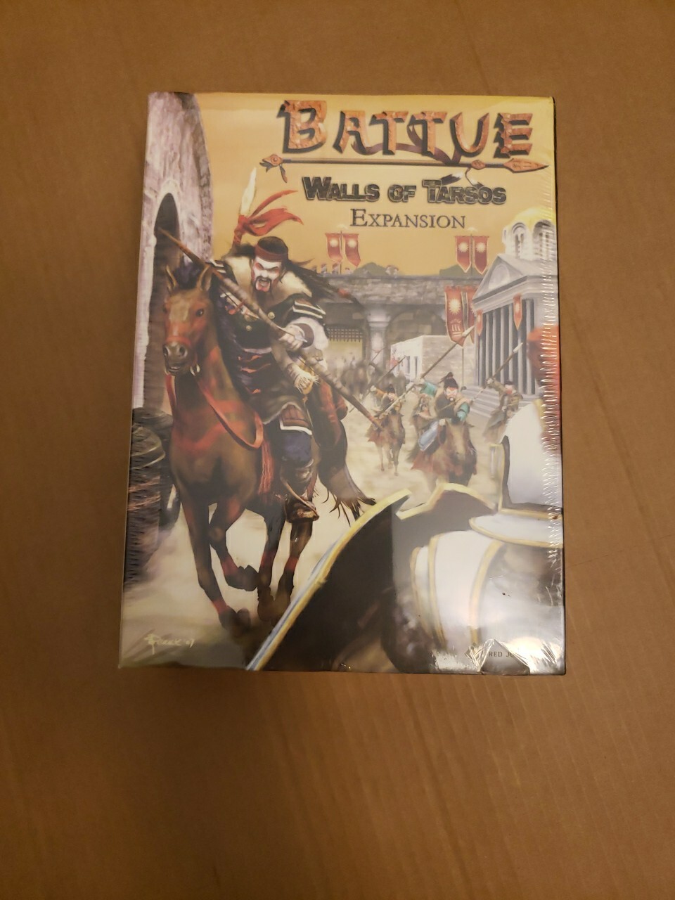 Battue: Storm of the Horse Lords & Walls of Tarsos Exp Board Game. Sealed/ New.