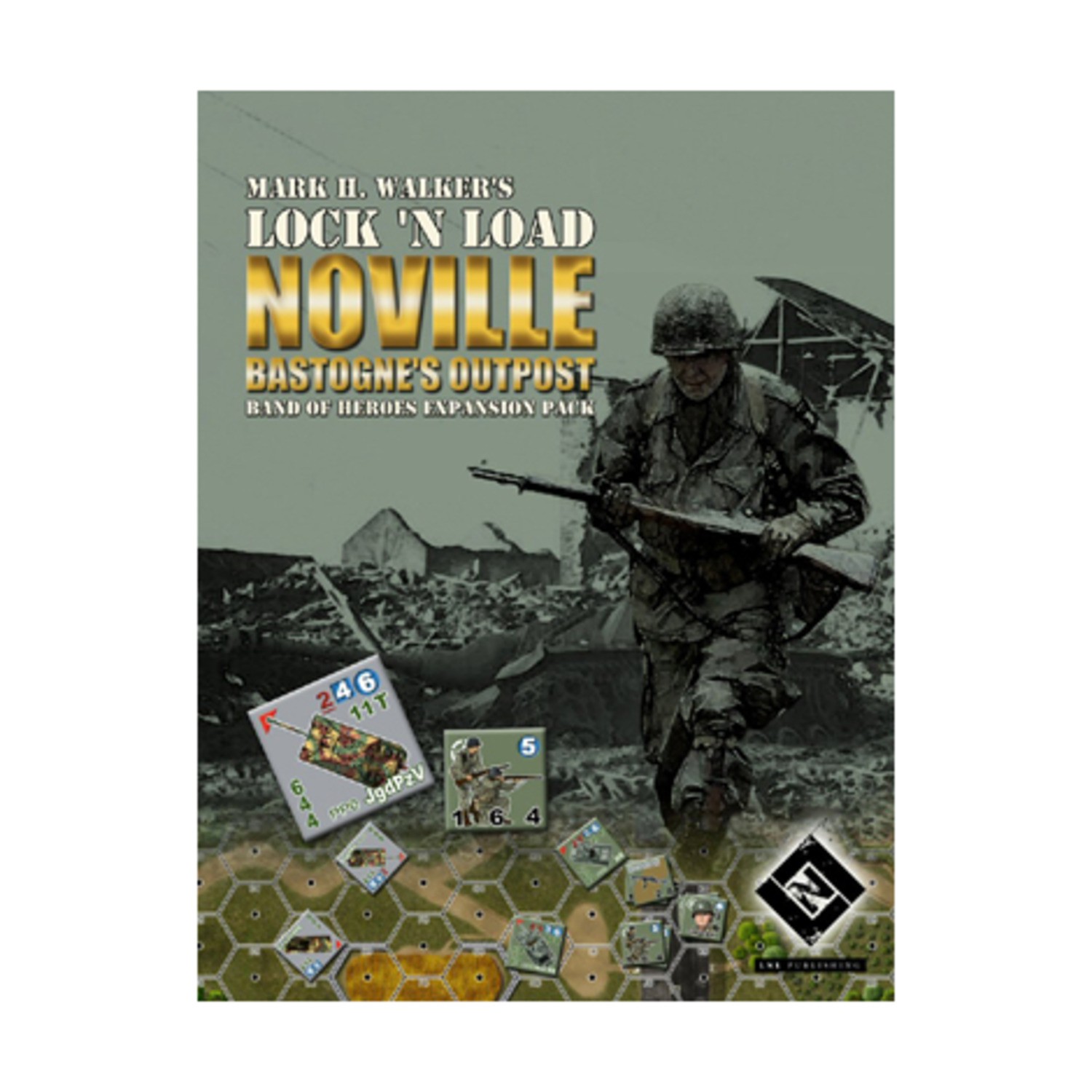 Lock N Load Wargame Noville – Bastogne’s Outpost (1st Ed) Box VG+/NM