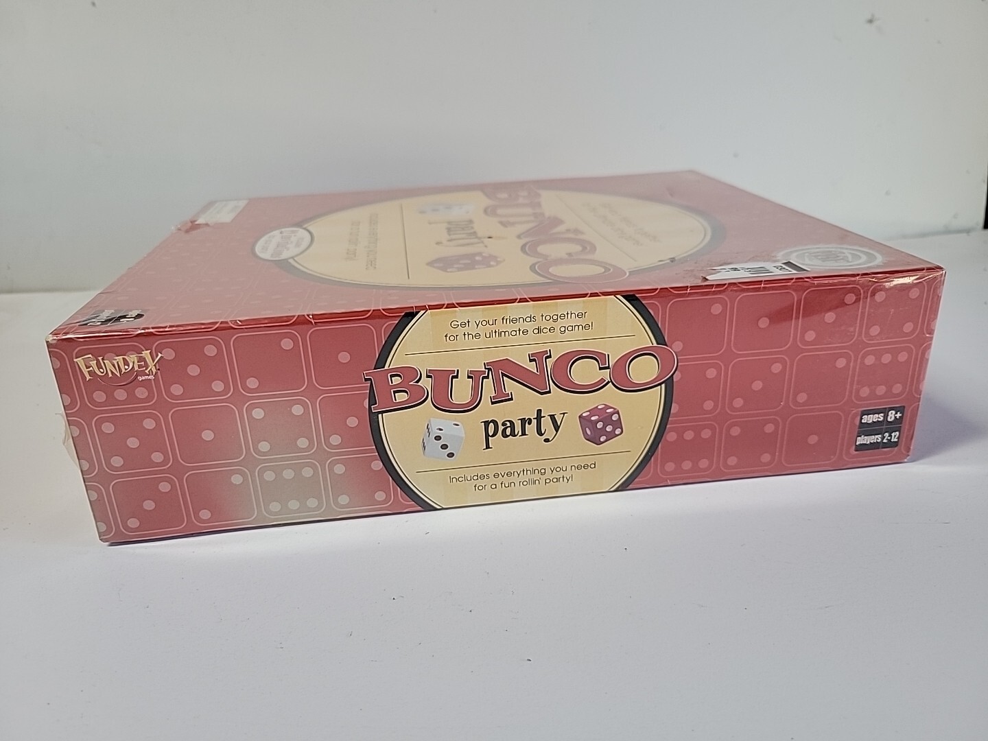 Bunco Party Dice Game 2 to 12 Players 2004 Fundex Ages 8+ New & Sealed