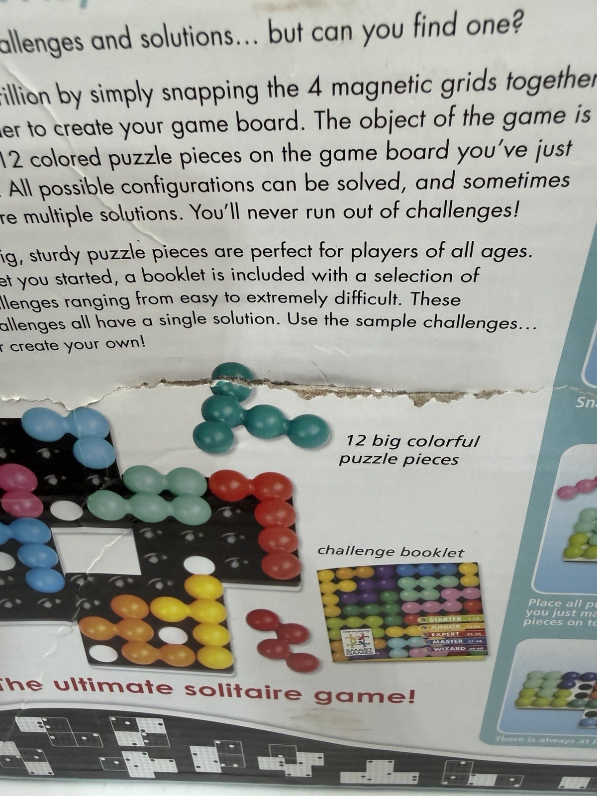 SmartGames Quadrillion Logic Puzzle Game – New Open Box – Complete – Box Damage
