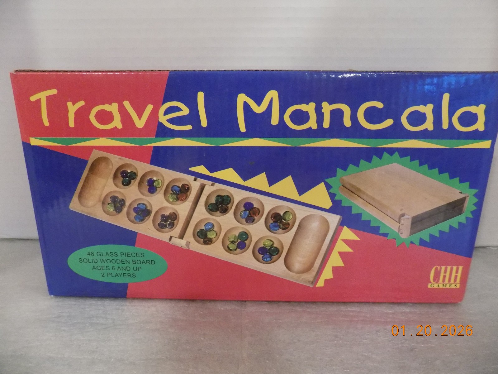 Folding TRAVEL MANCALA Board by CHH Games – EC