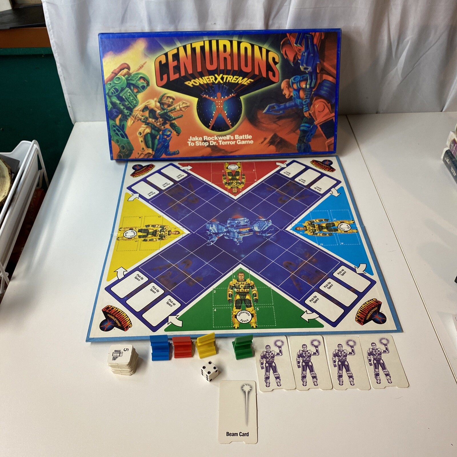 Vintage 1986 CENTURIONS POWER XTREME BOARD GAME PARKER BROTHERS COMPLETE RARE