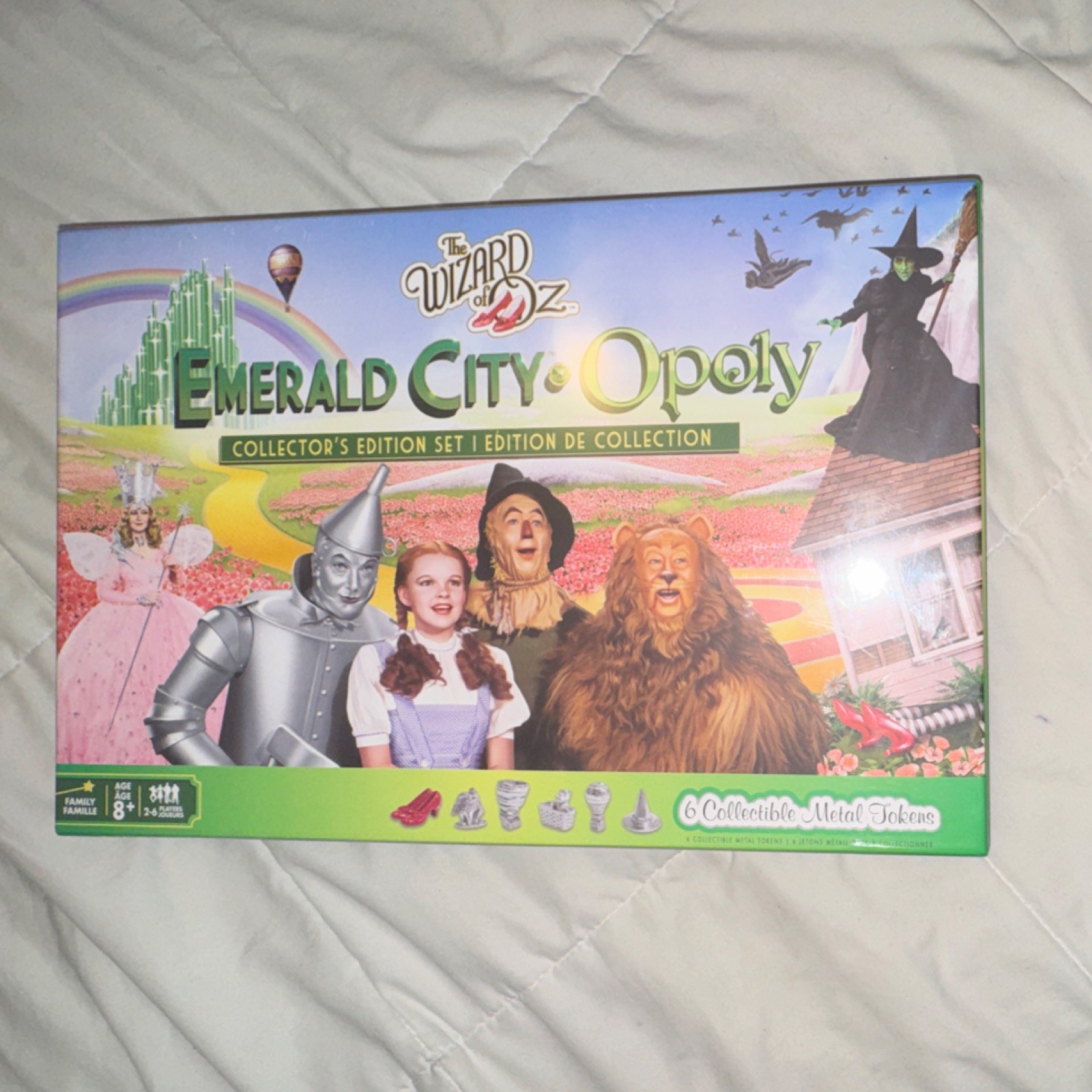 MasterPieces Emerald City Opoly Collector’s Edition Board Game 6 Metal Tokens