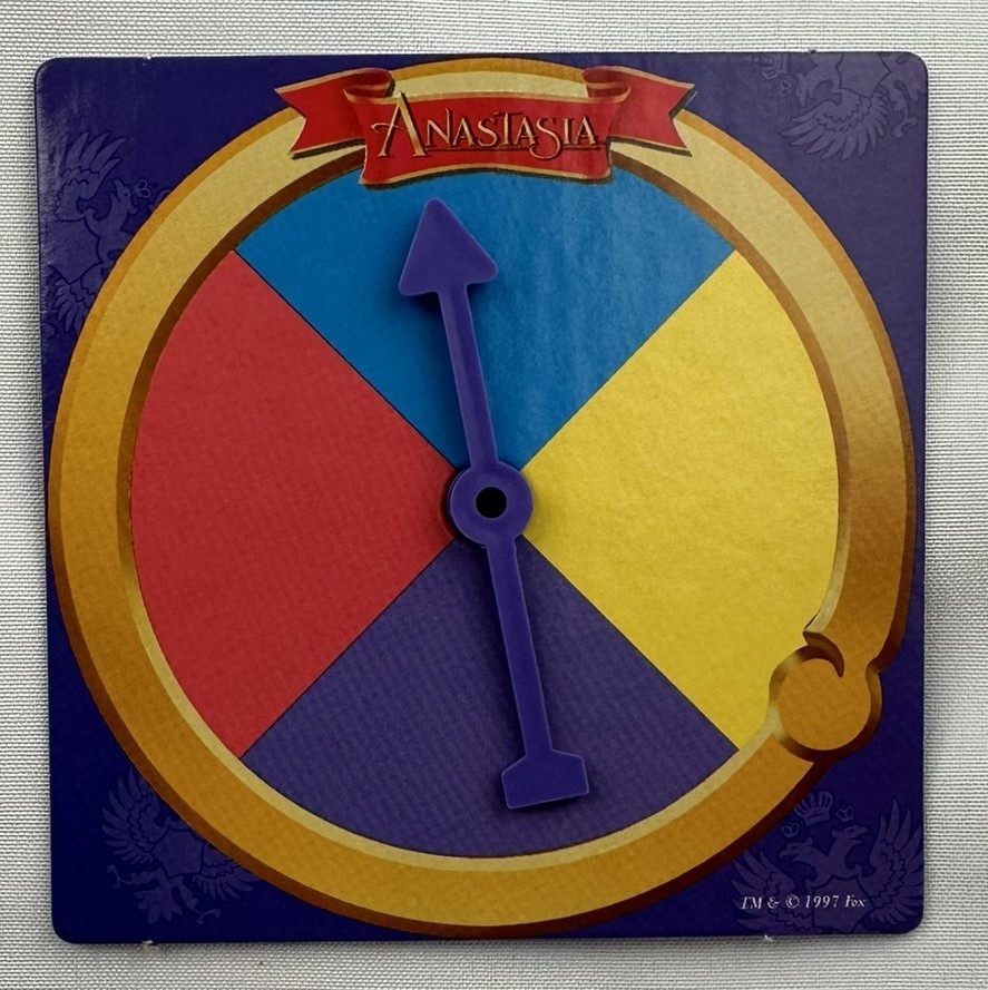 1997 Anastasia Adventure Game by RoseArt in Very Good Condition FREE SHIPPING