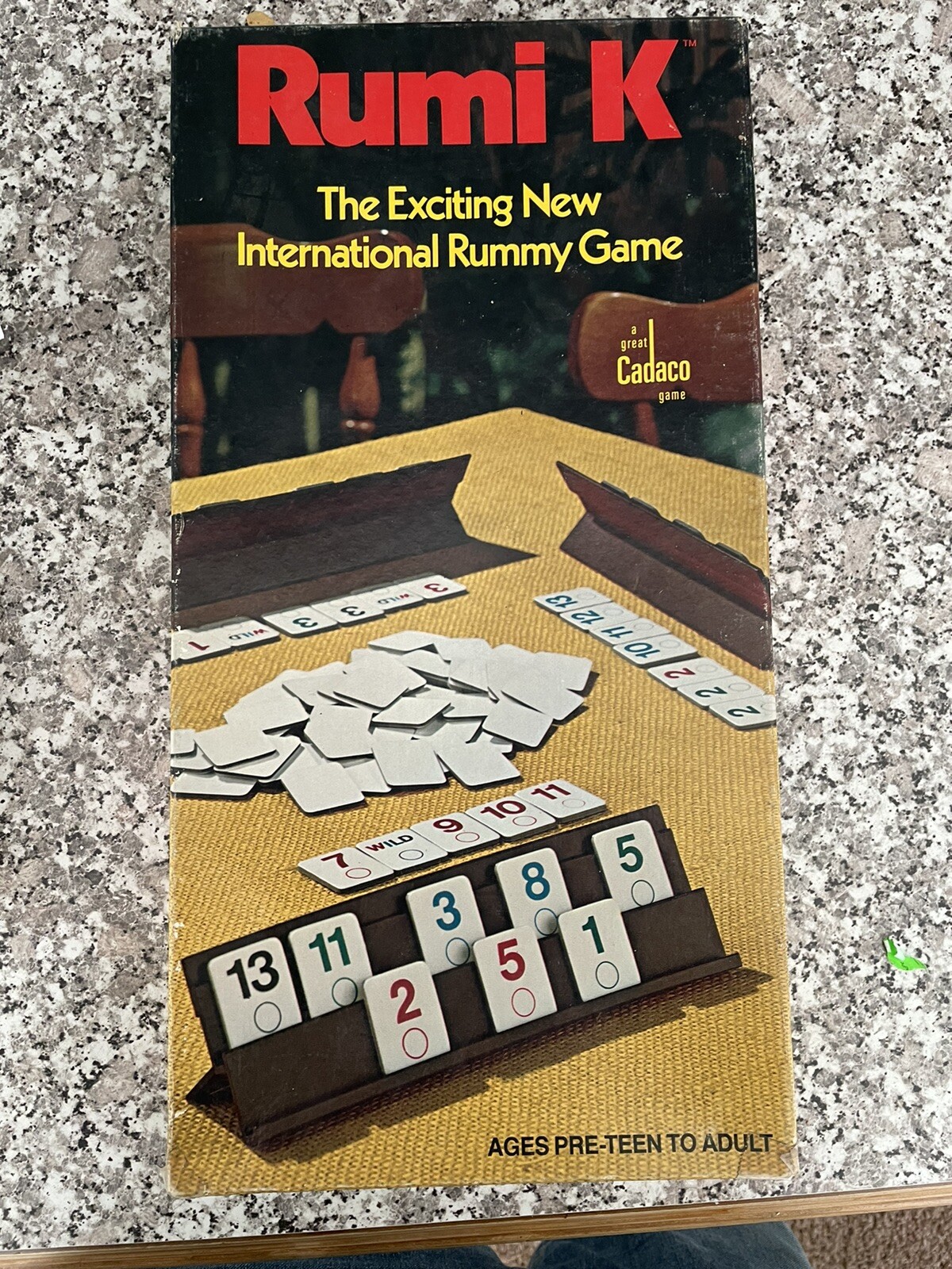 Rumi-K 1977 Vintage Board/Tile Game Rummy Game